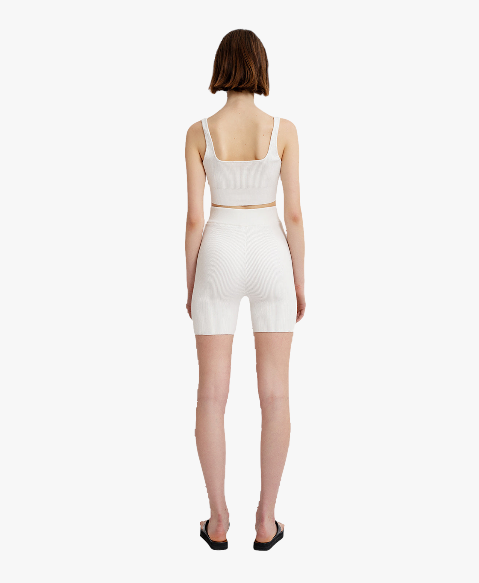 Laura Shorts in White made by AÉRYNE