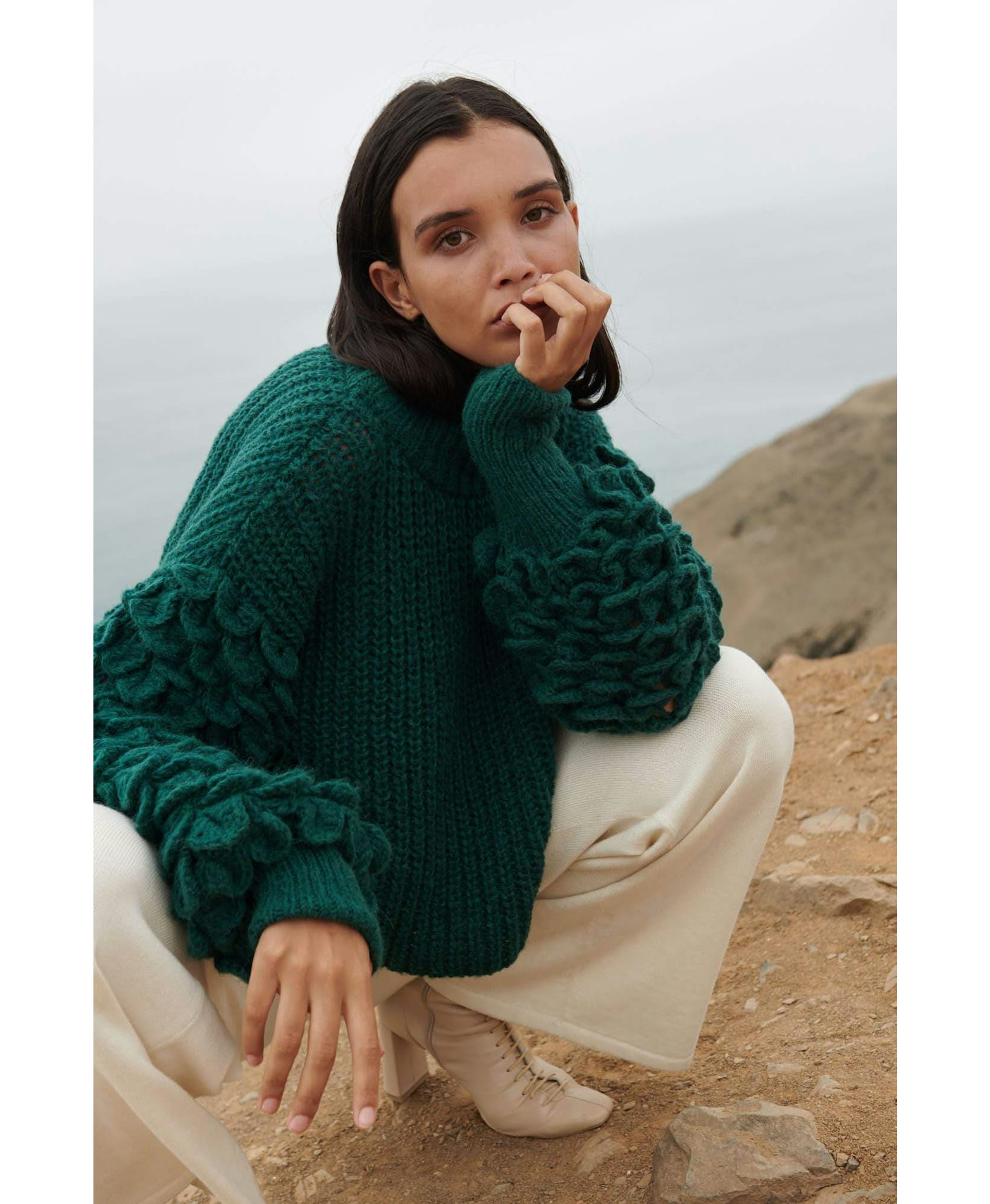 INKA Sweater in Green made by AYNI
