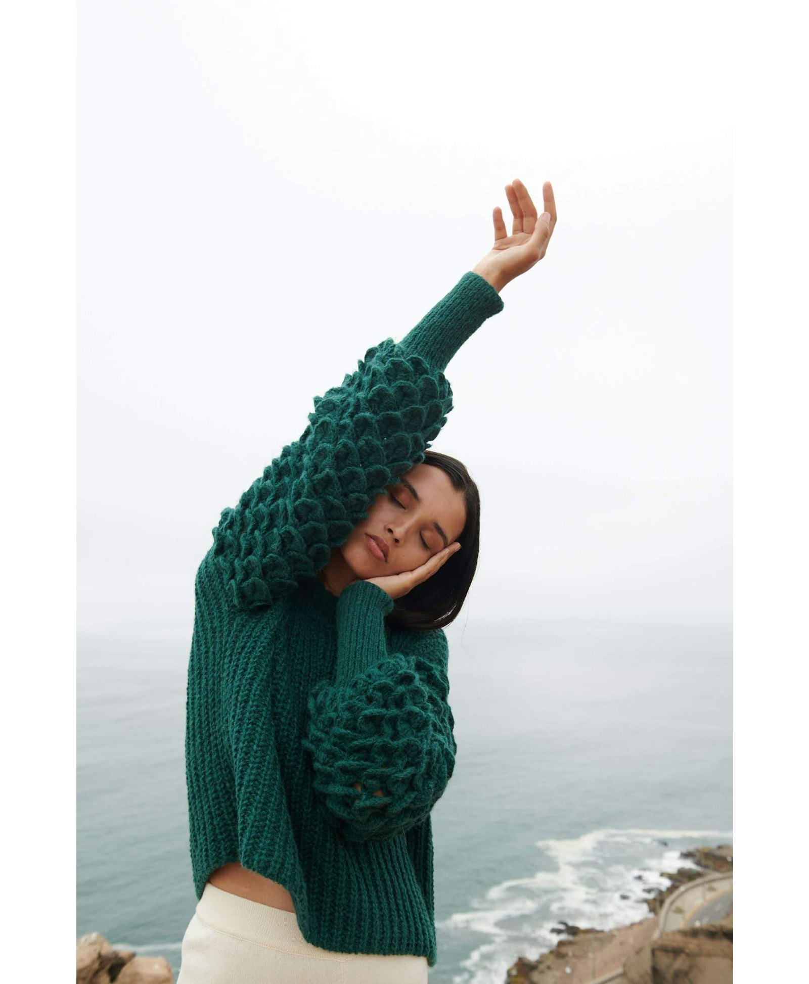 INKA Sweater in Green made by AYNI