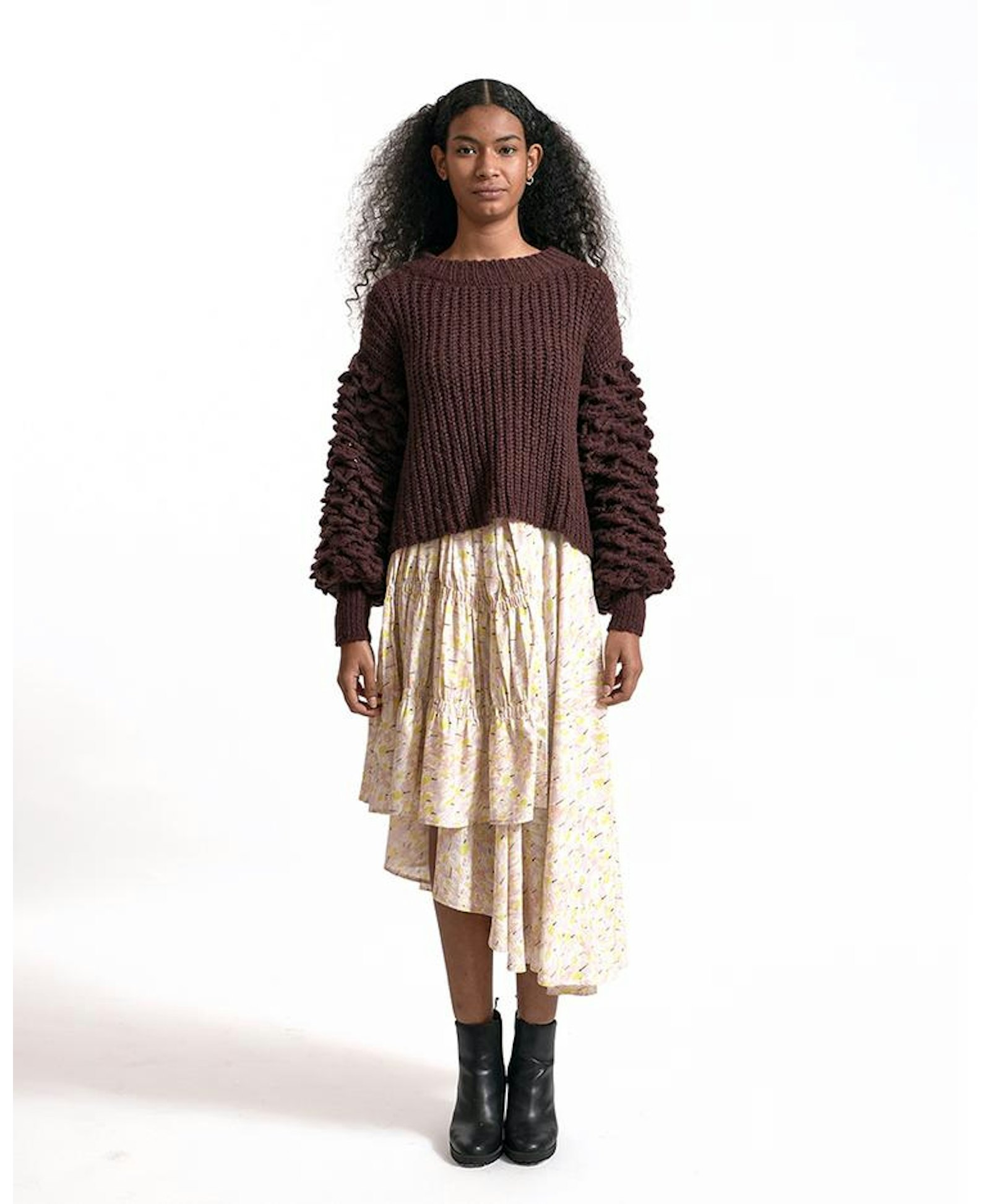 INKA Sweater in Brown made by AYNI