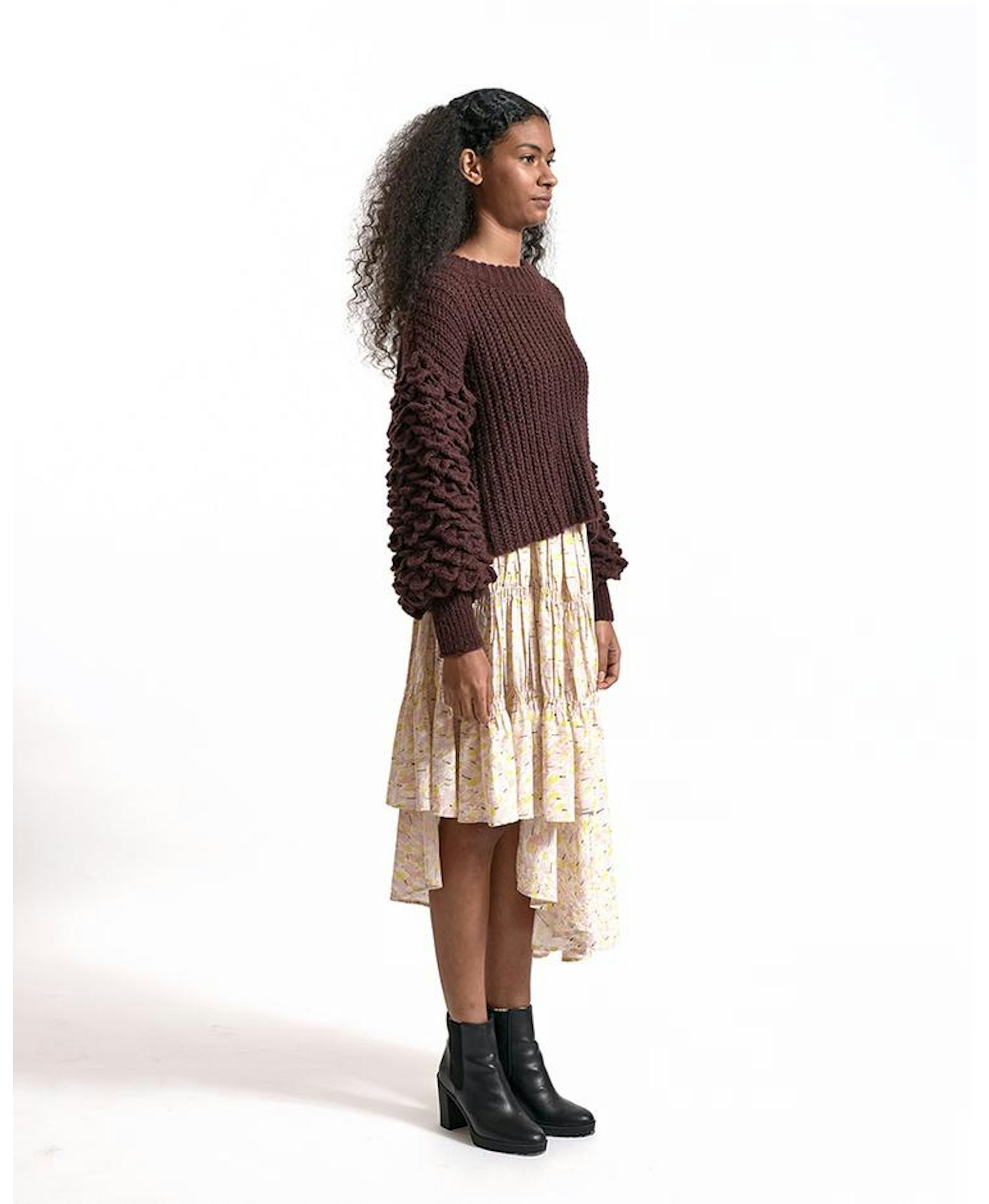 INKA Sweater in Brown made by AYNI