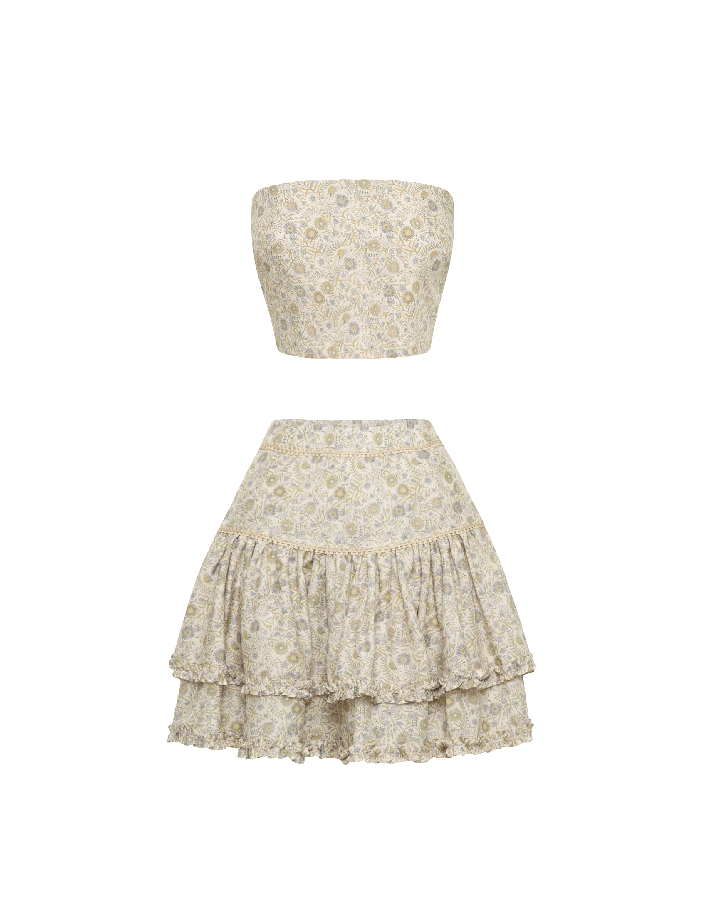 Shop Ixiah Dahlia Mini Skirt Set