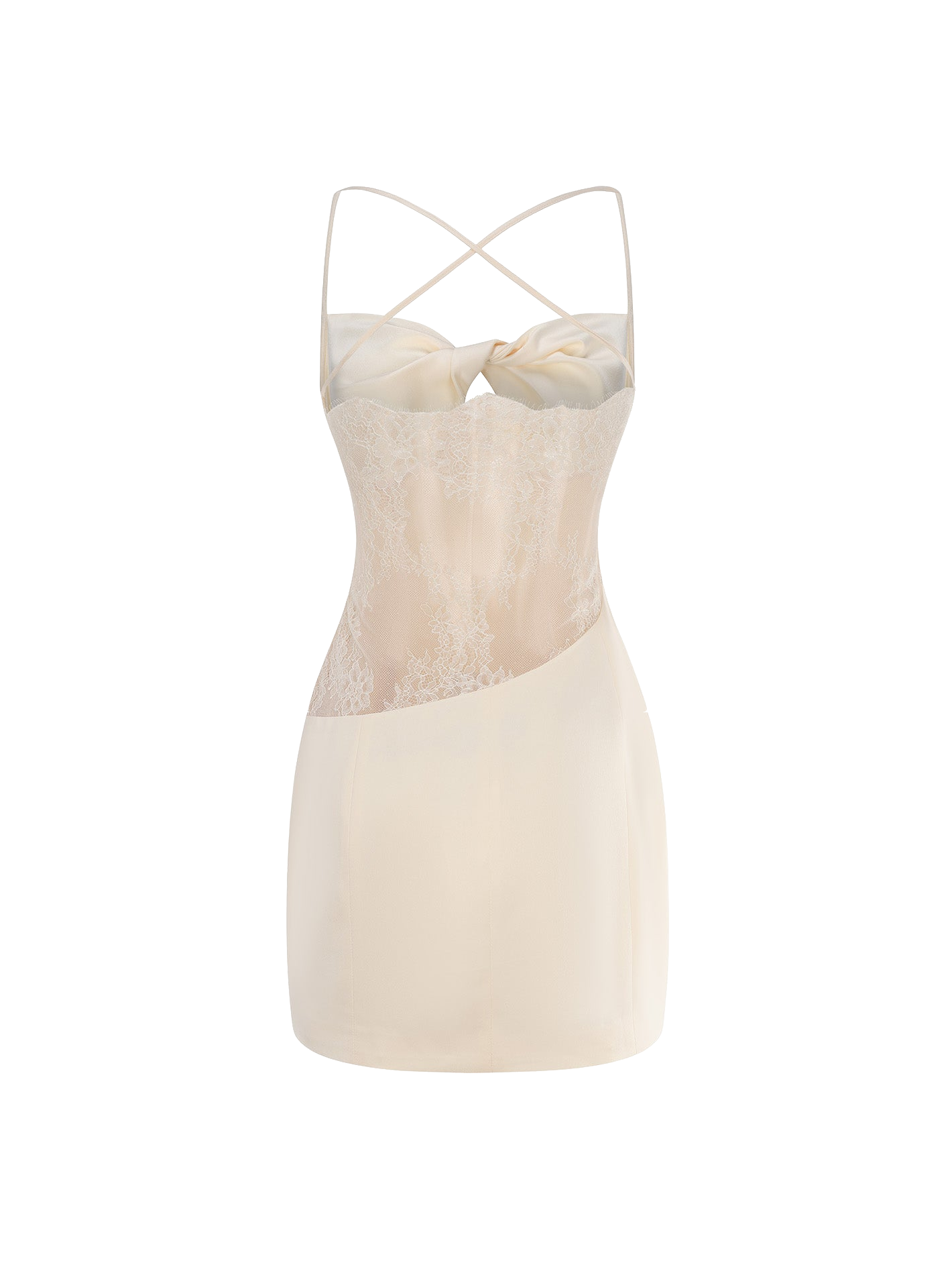 Shop Nana Jacqueline Stacie Dress (champagne) In White