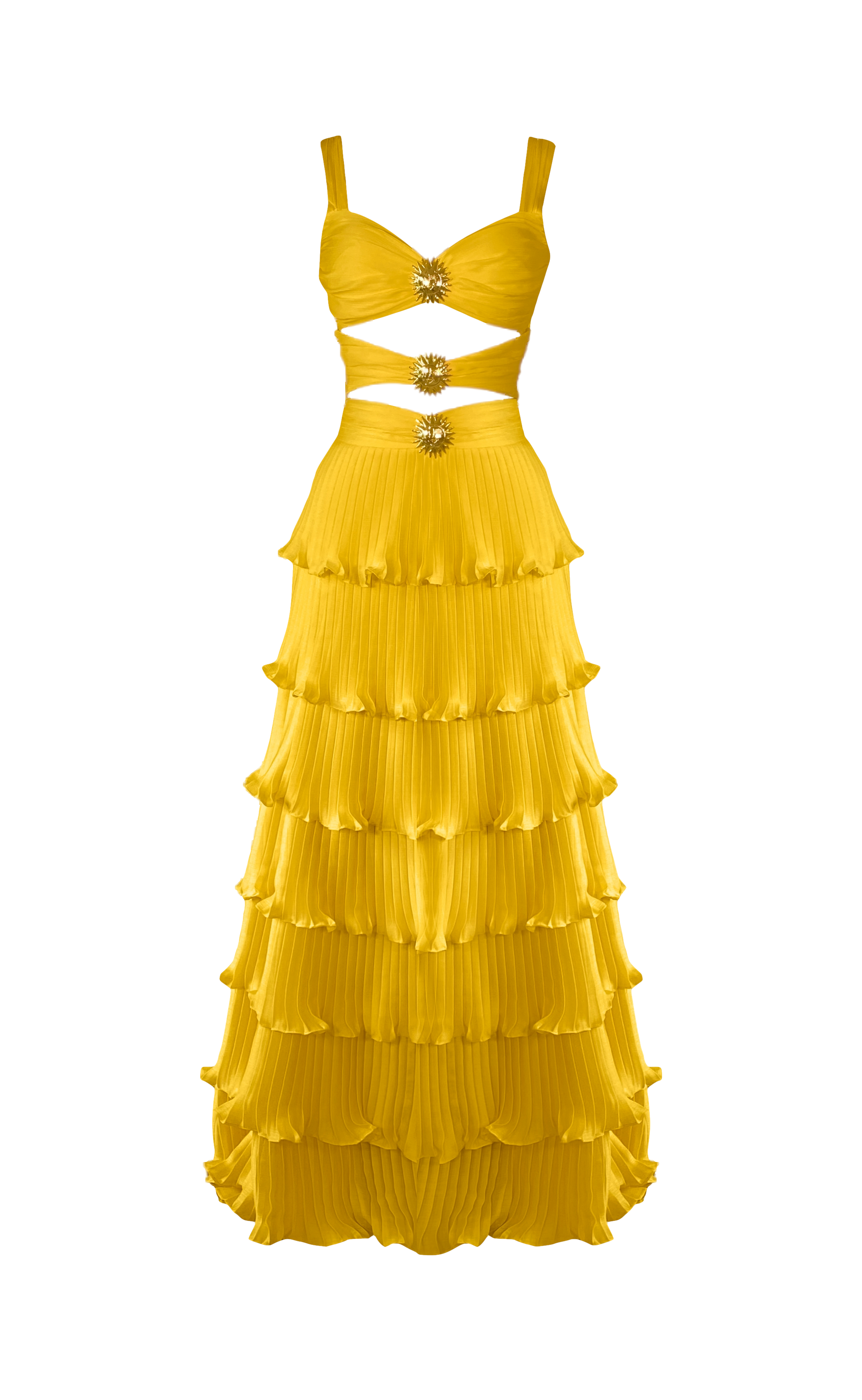 Gigii's Devin Dress In Yellow