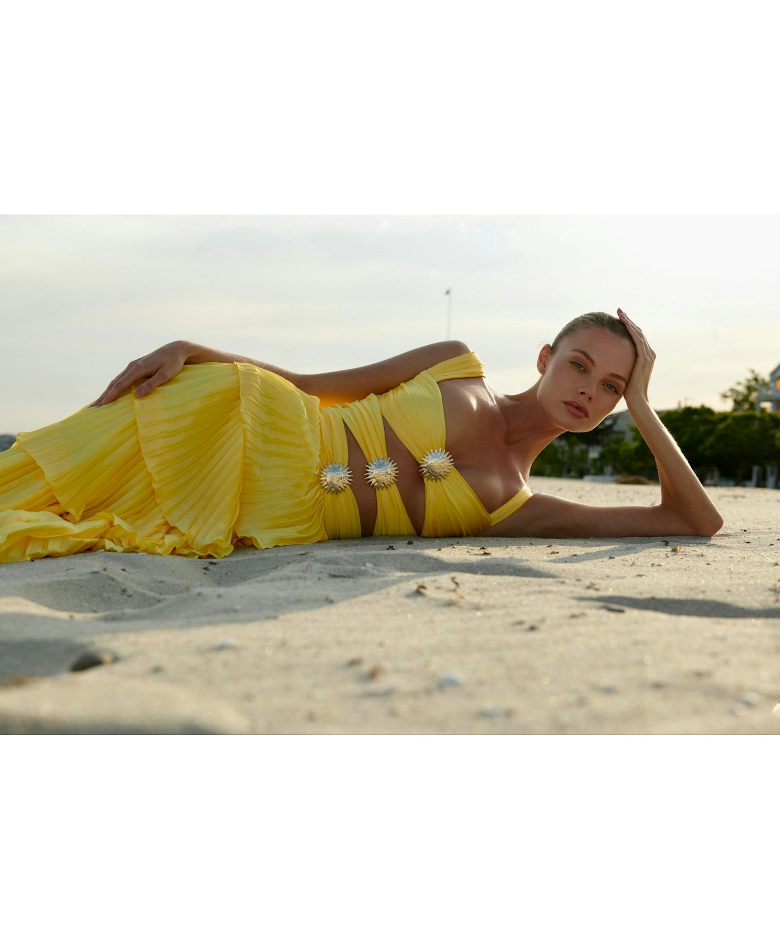 Devin Dress - Yellow in Yellow made by Gigii's