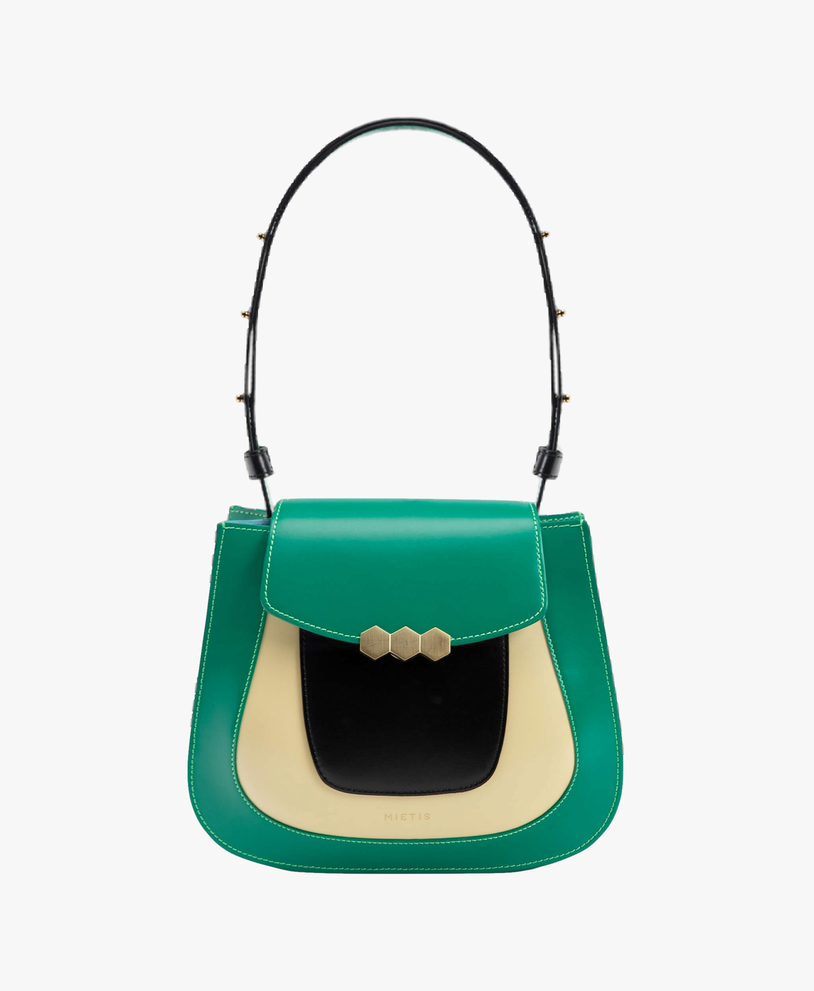 Jill Emerald / Cream / Black in Green made by Mietis