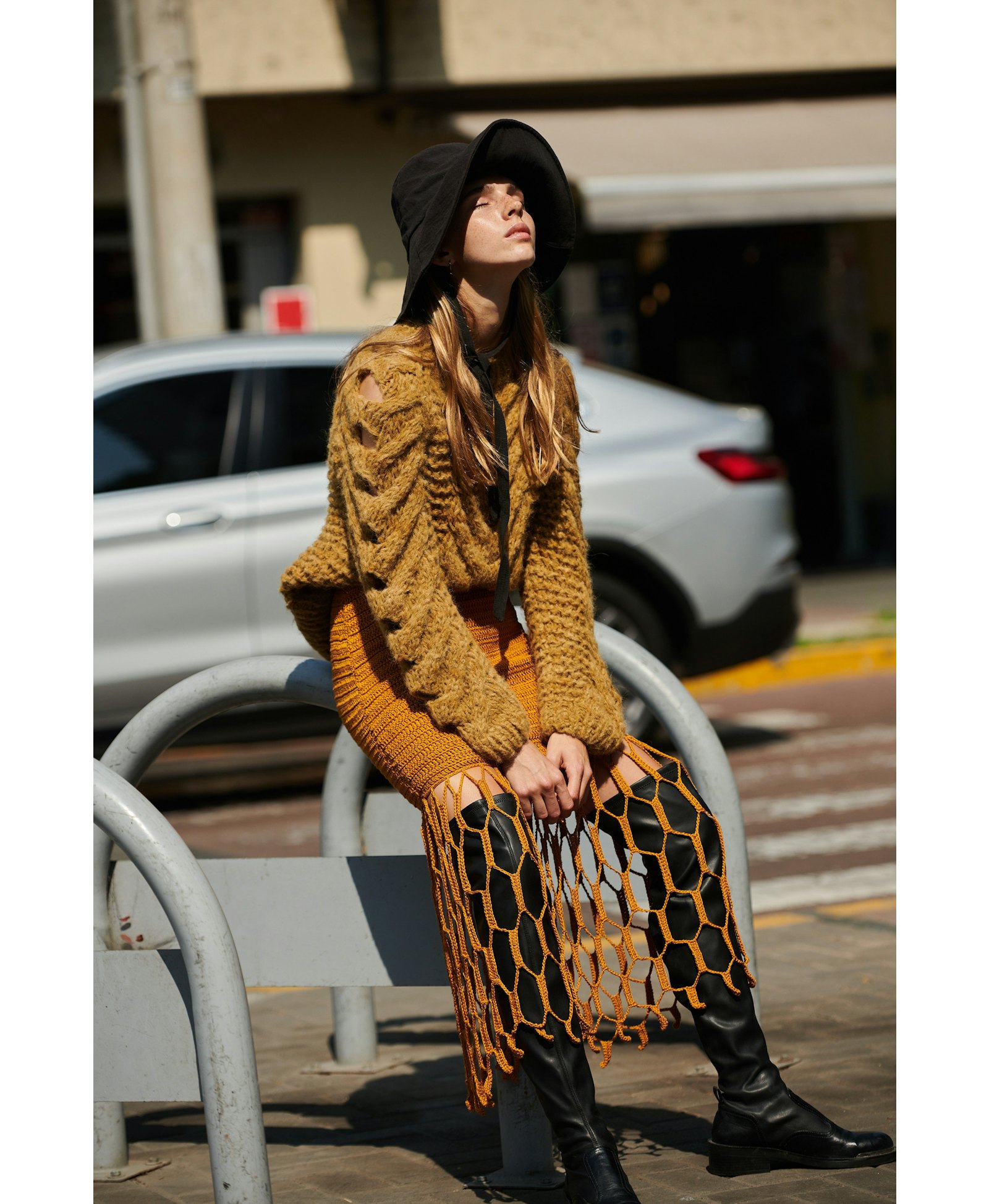 JAQARU sweater in Yellow made by AYNI