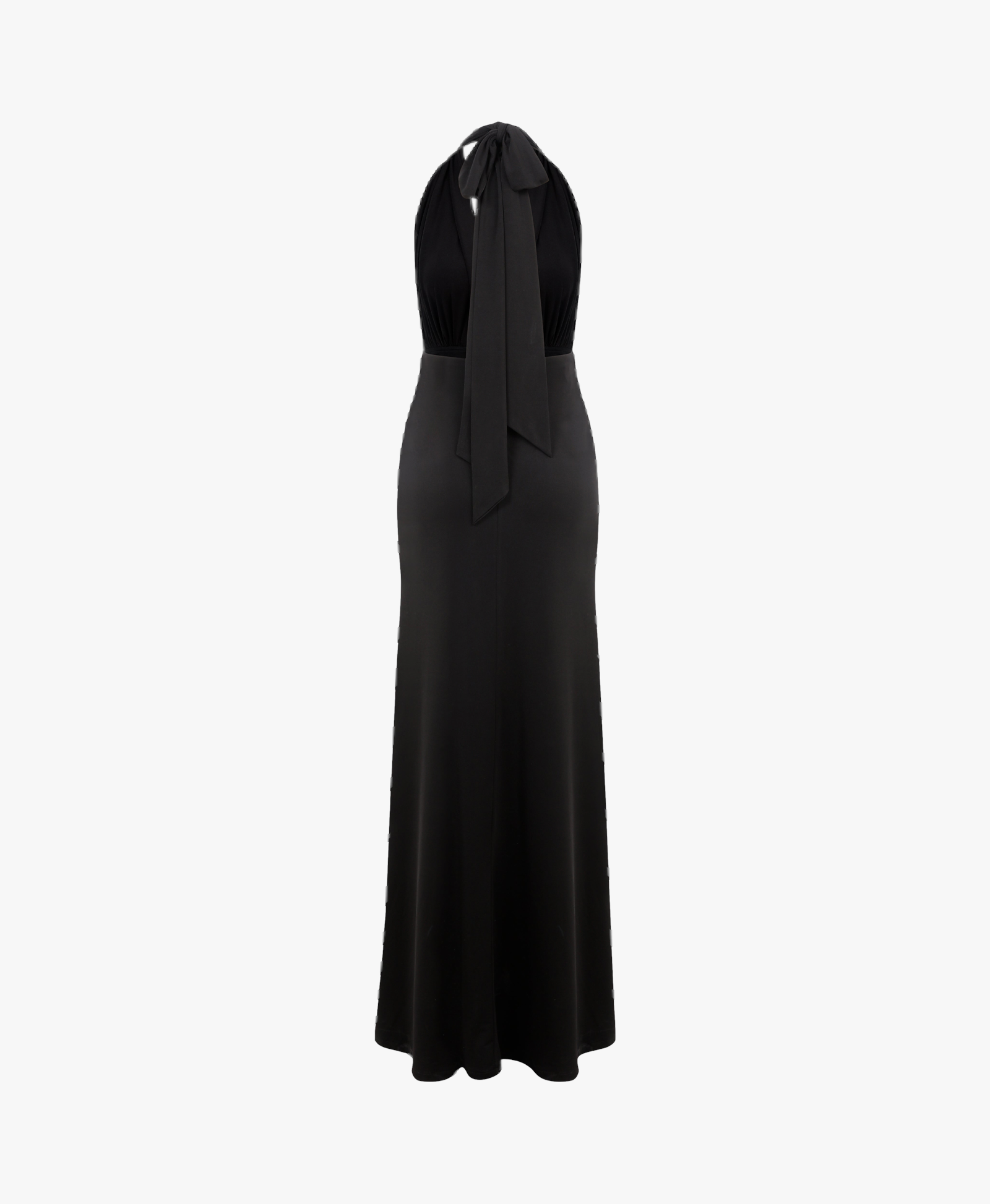 Ines Jersey Long Dress in Noire in Black made by Nazli Ceren
