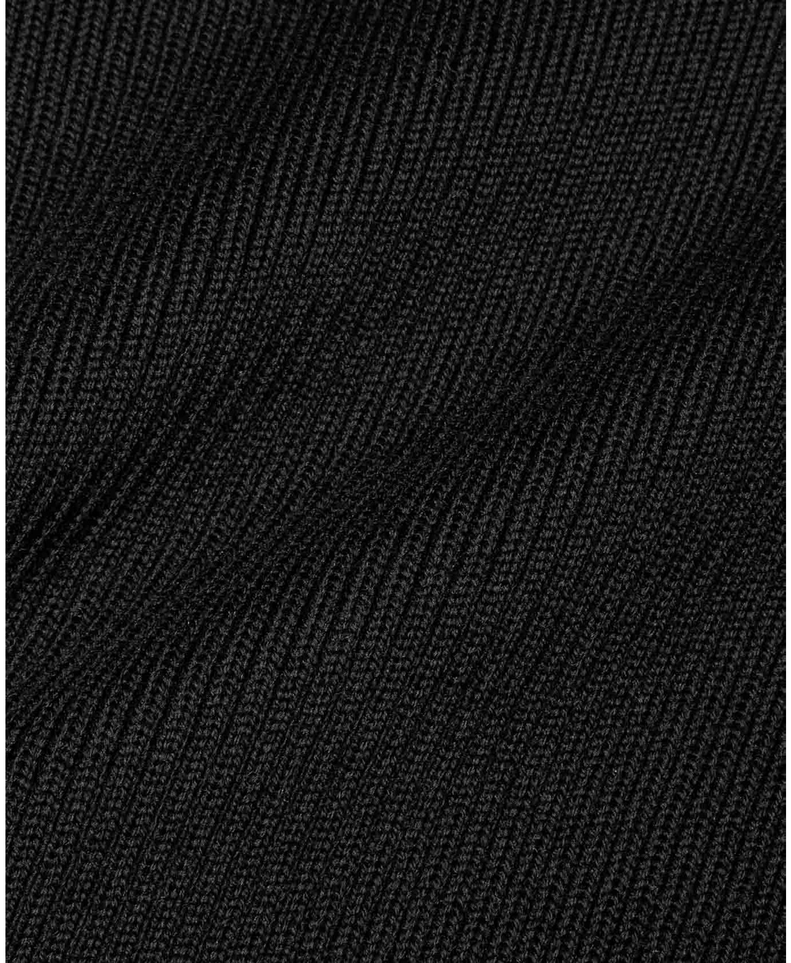 BLACK MERINO WOOL GOLF made by BENU Studio