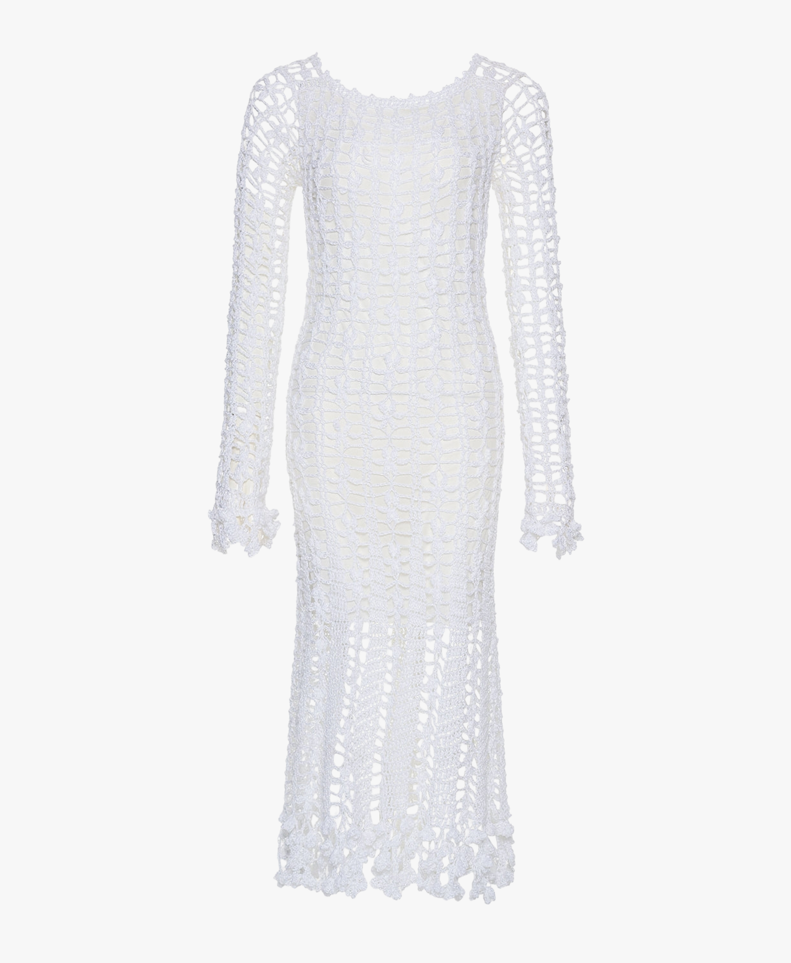 Vanilla White Midi Dress made by ANDREEVA