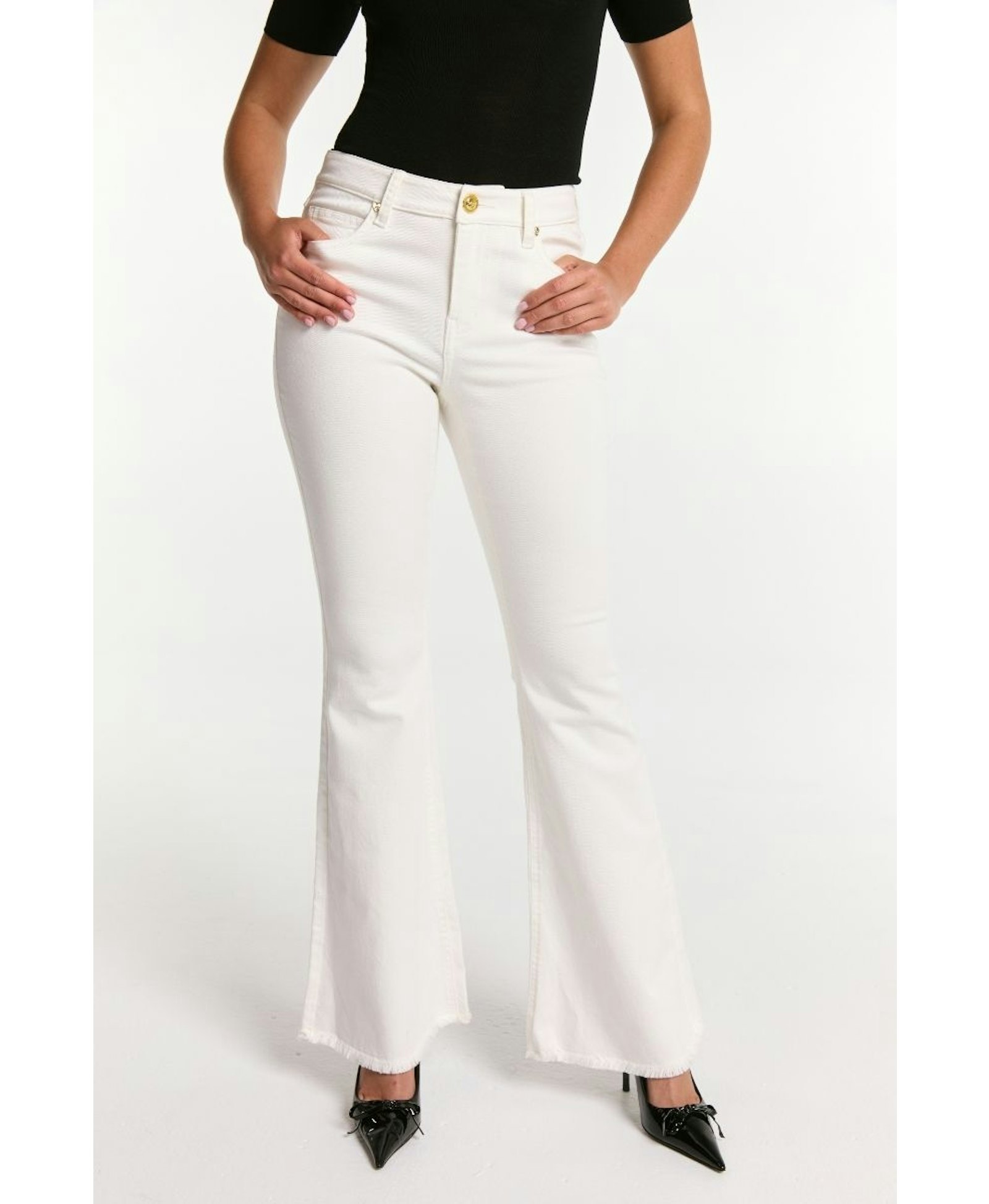 Brittany Jeans (White) made by Nana Jacqueline