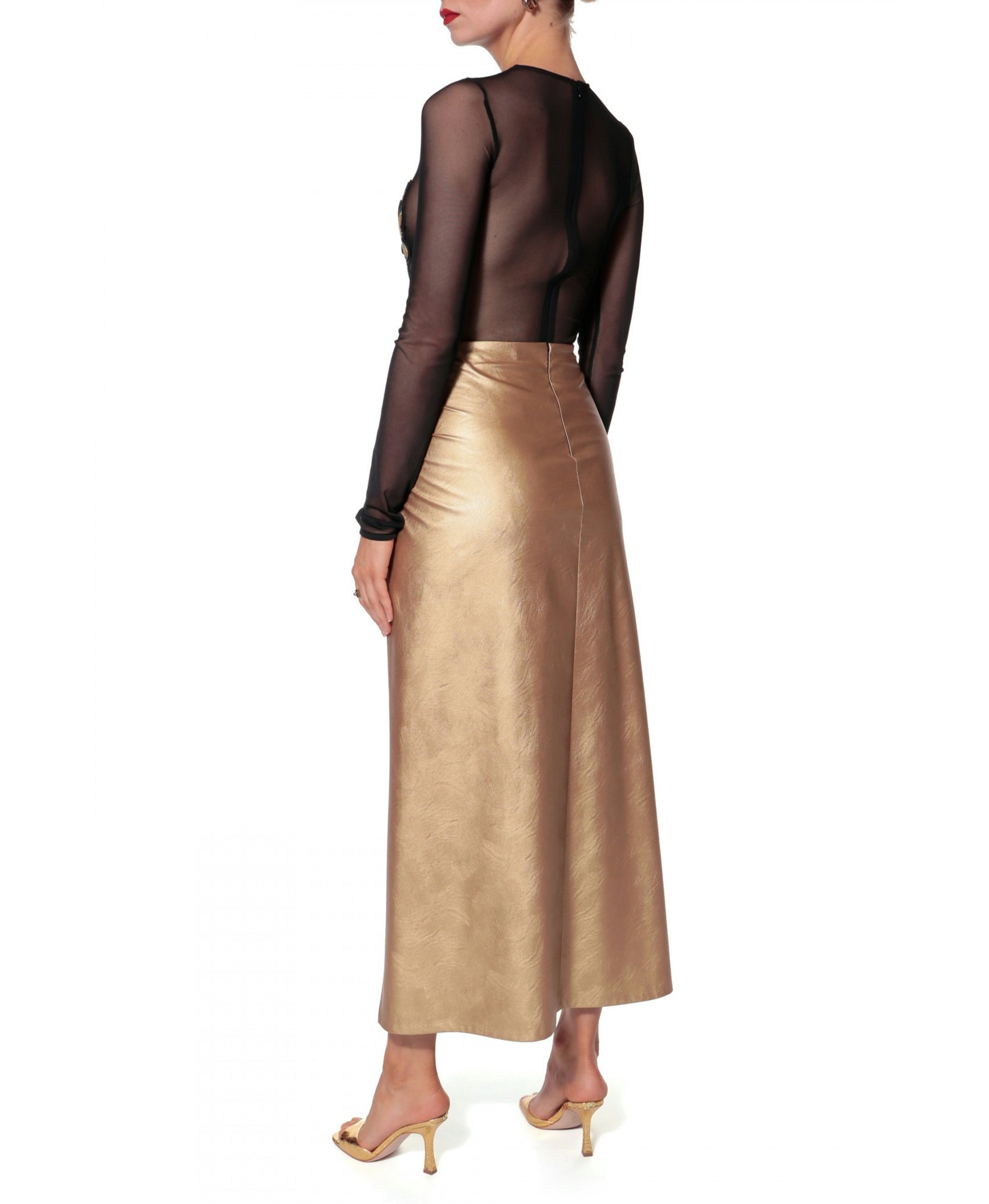 Dress Tomira Gold And Black made by HALEWSKI