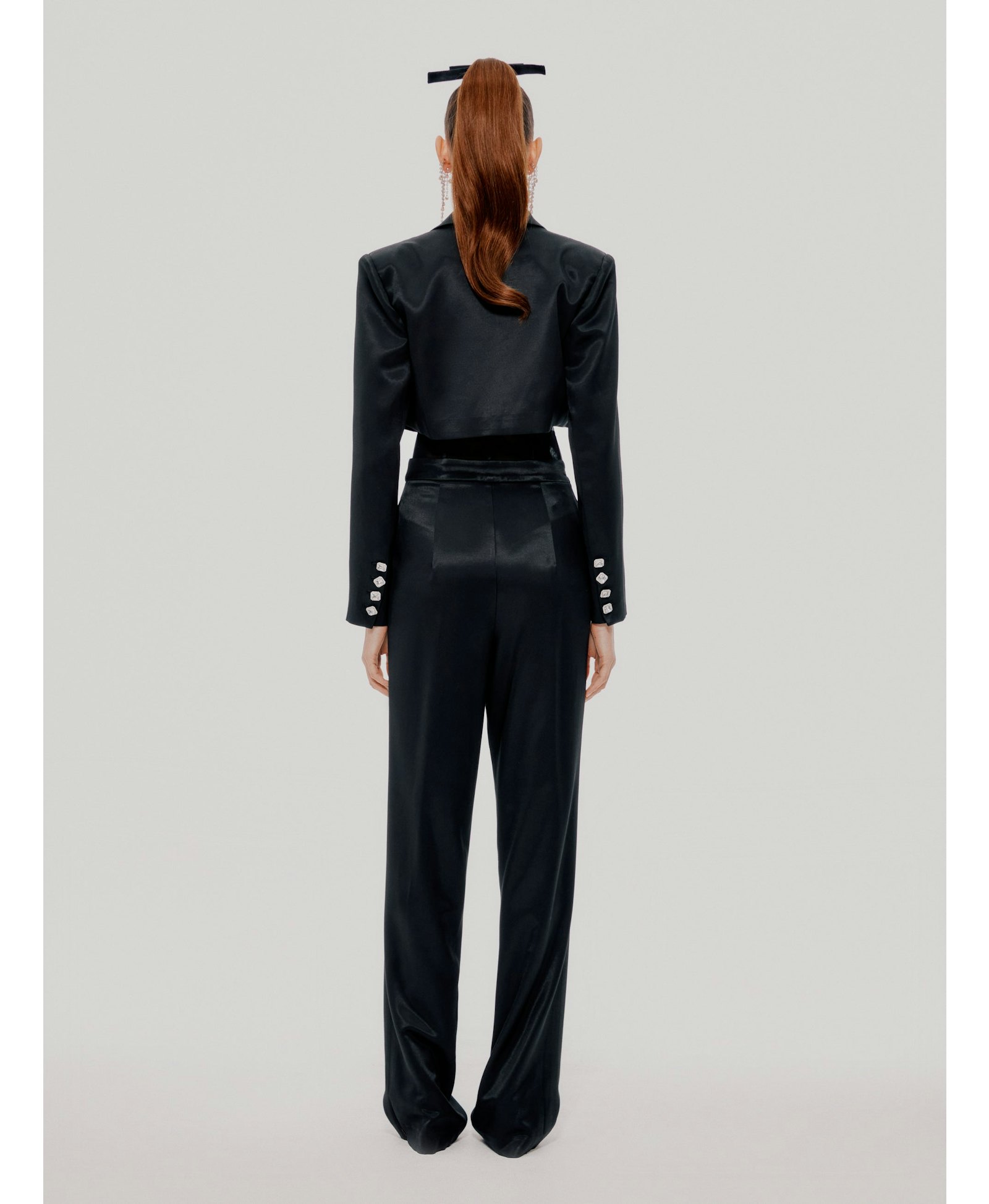 Black Cari Pants (Final Sale) in Black made by Nana Jacqueline