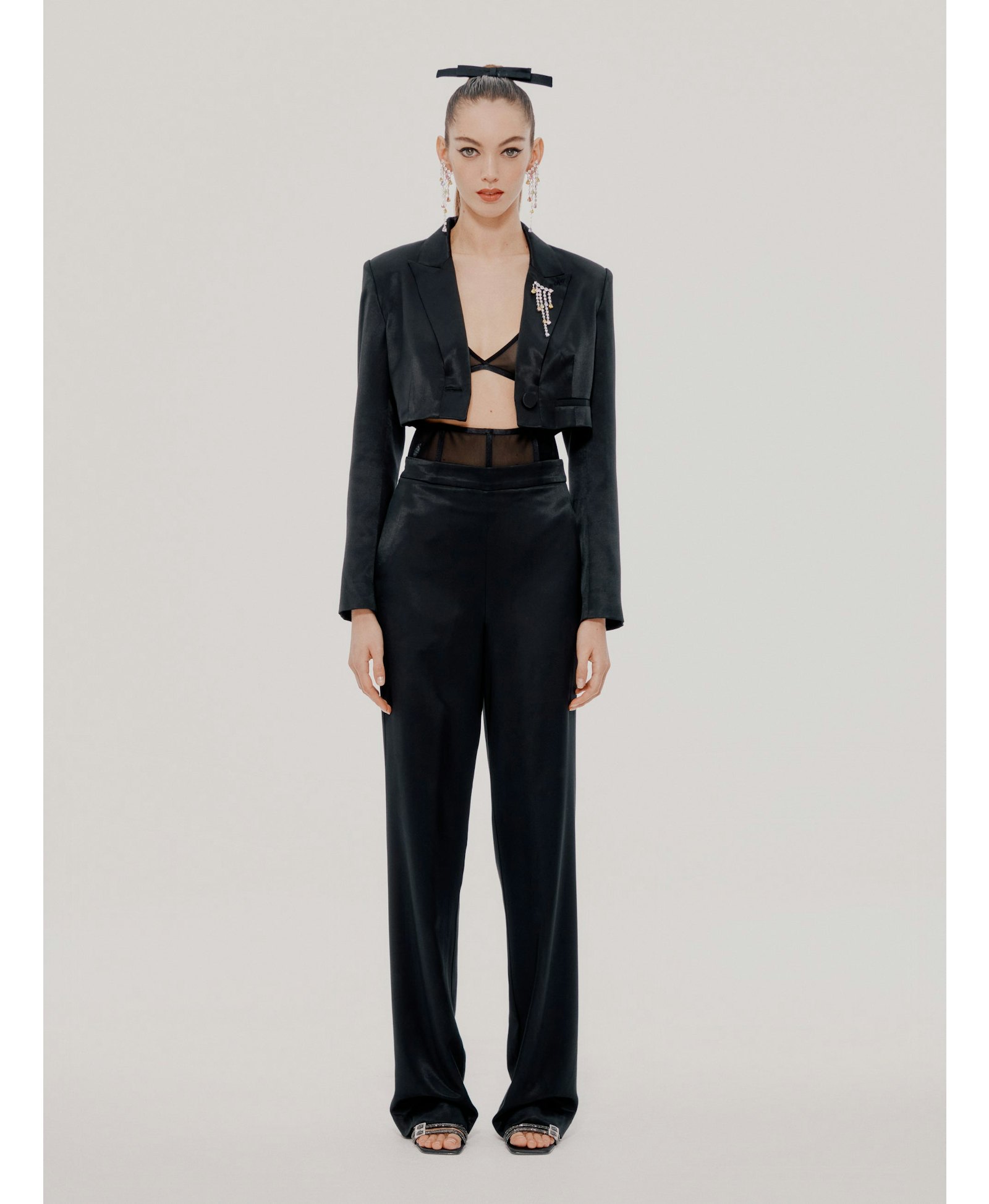Black Cari Pants (Final Sale) in Black made by Nana Jacqueline