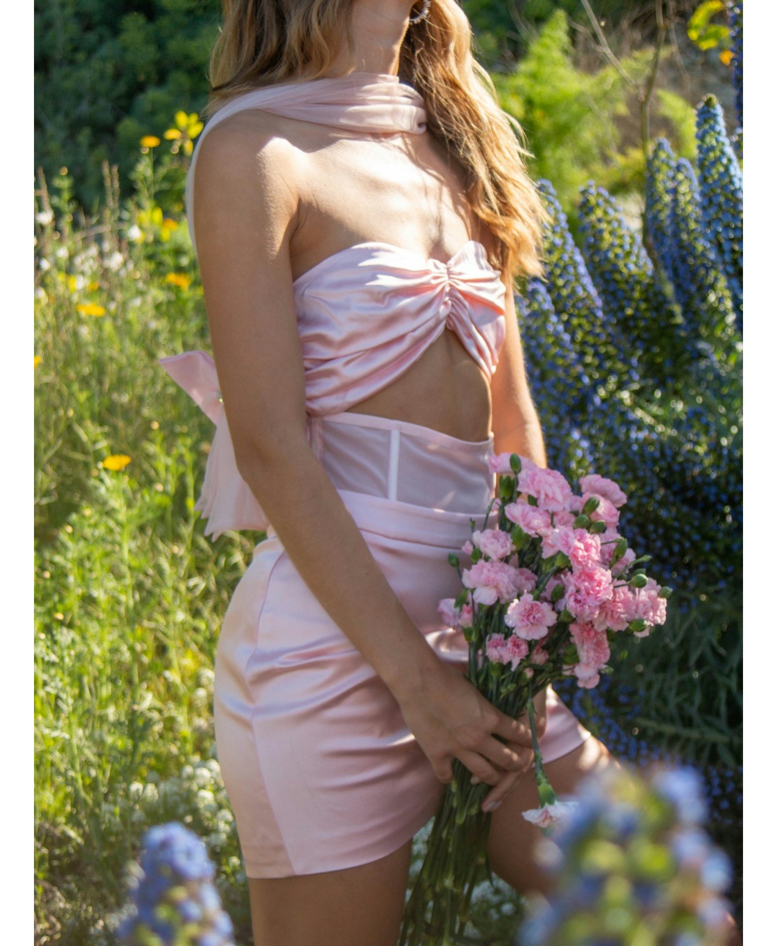 Blush Viola Skirt (Final Sale) in Pink made by Nana Jacqueline