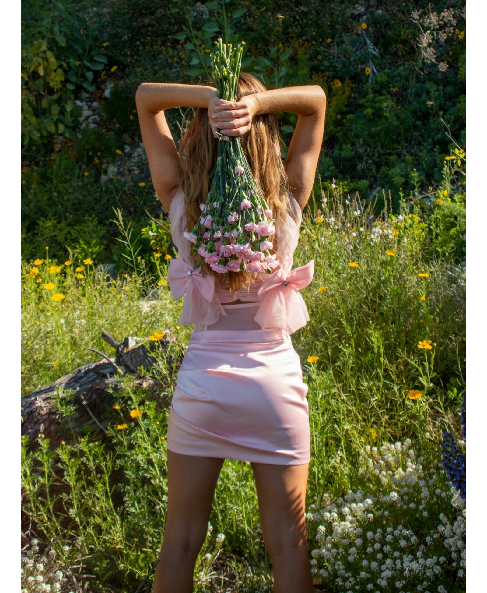 Blush Viola Skirt (Final Sale) in Pink made by Nana Jacqueline