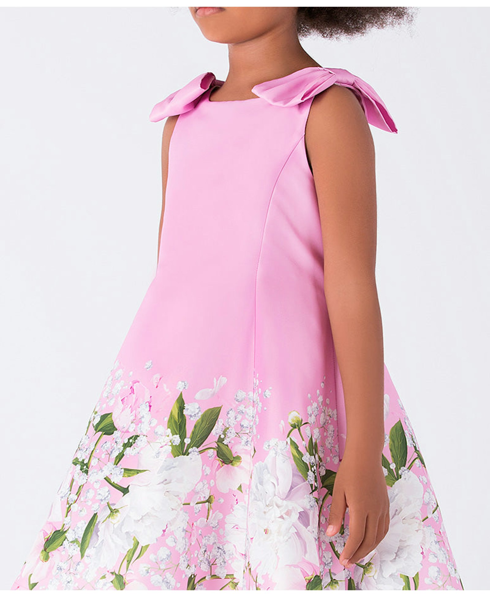 Floral Bow Dress made by Mama Luma