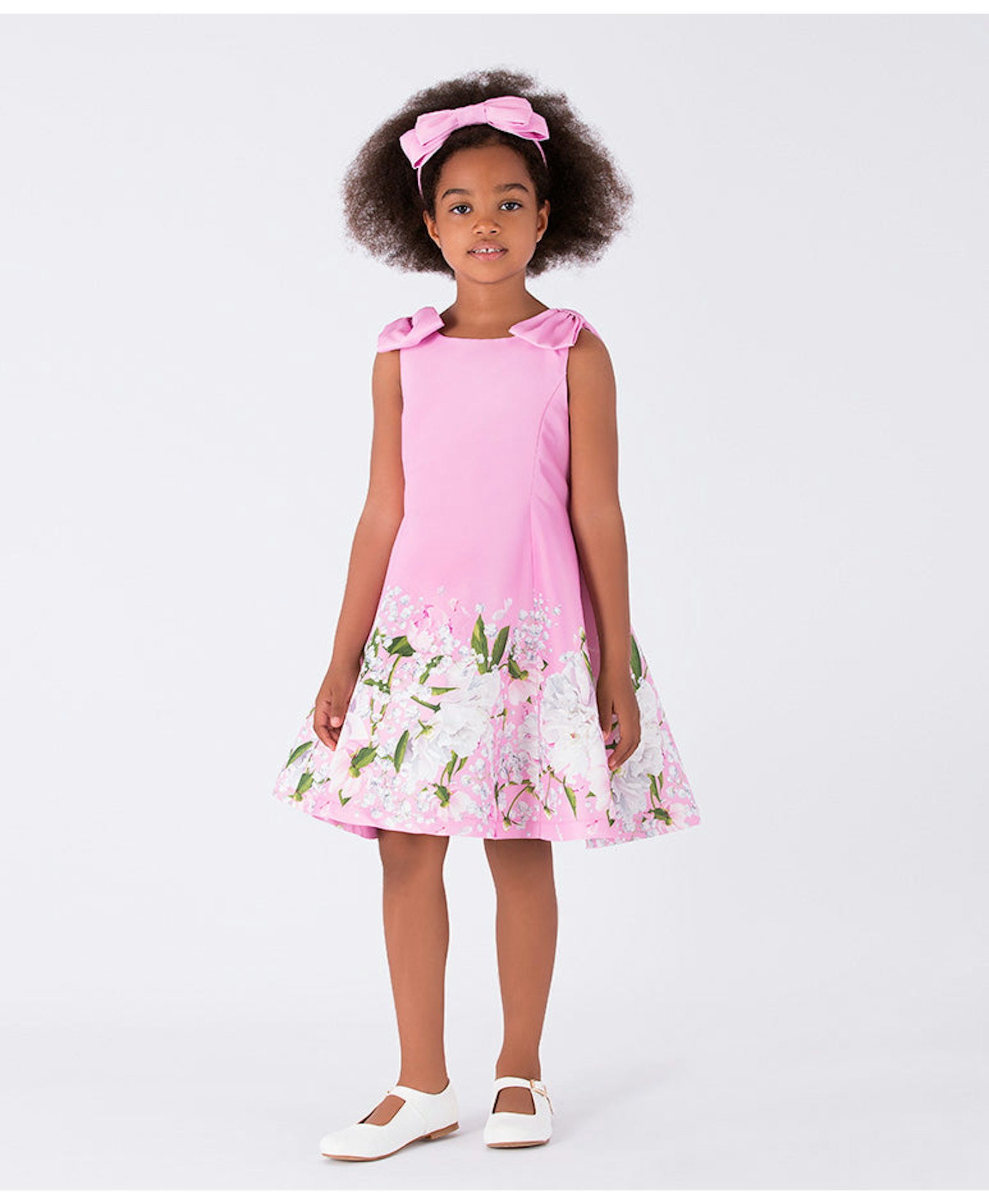 Floral Bow Dress made by Mama Luma