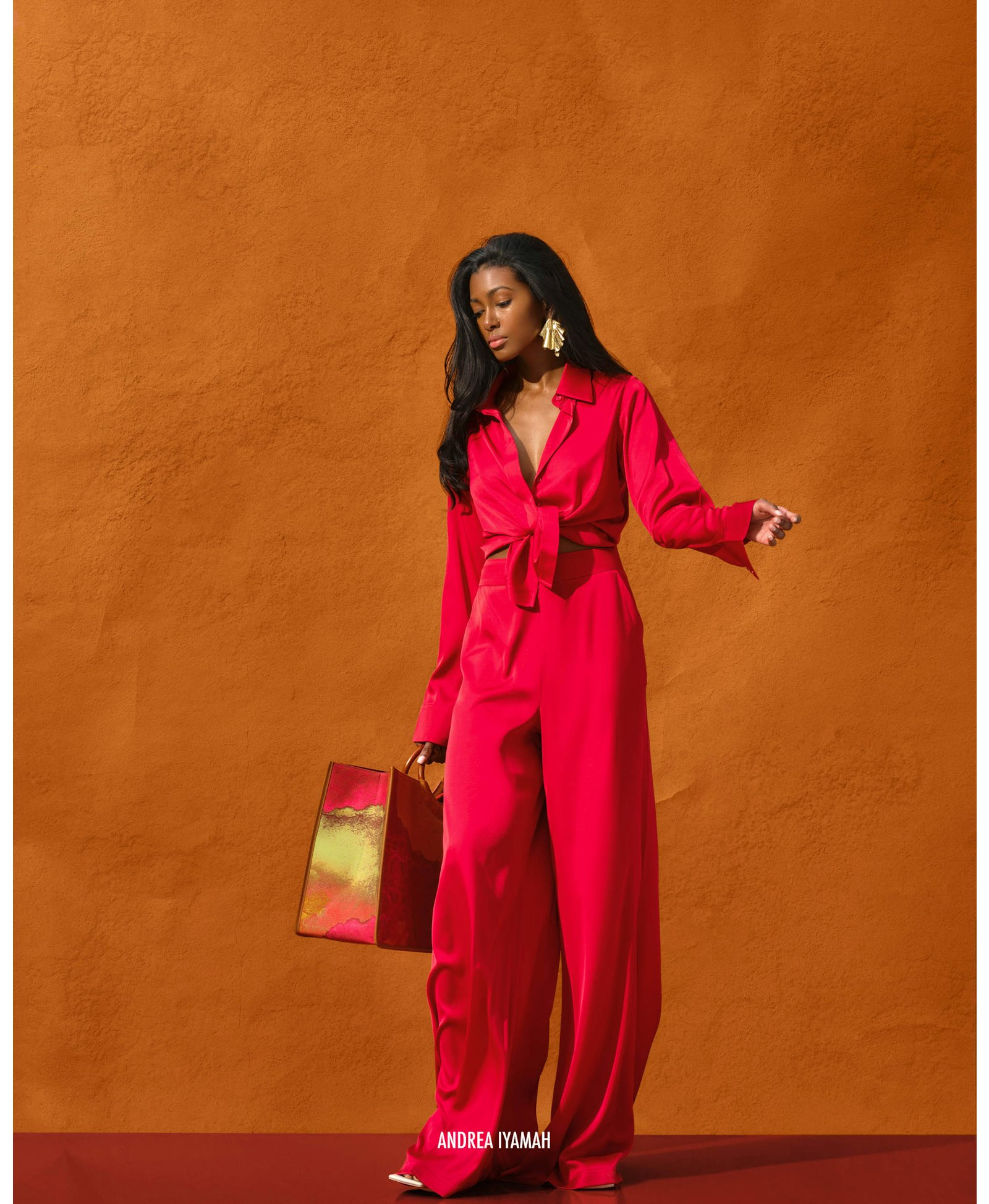 VANA SHIRT - RUBY made by Andrea Iyamah