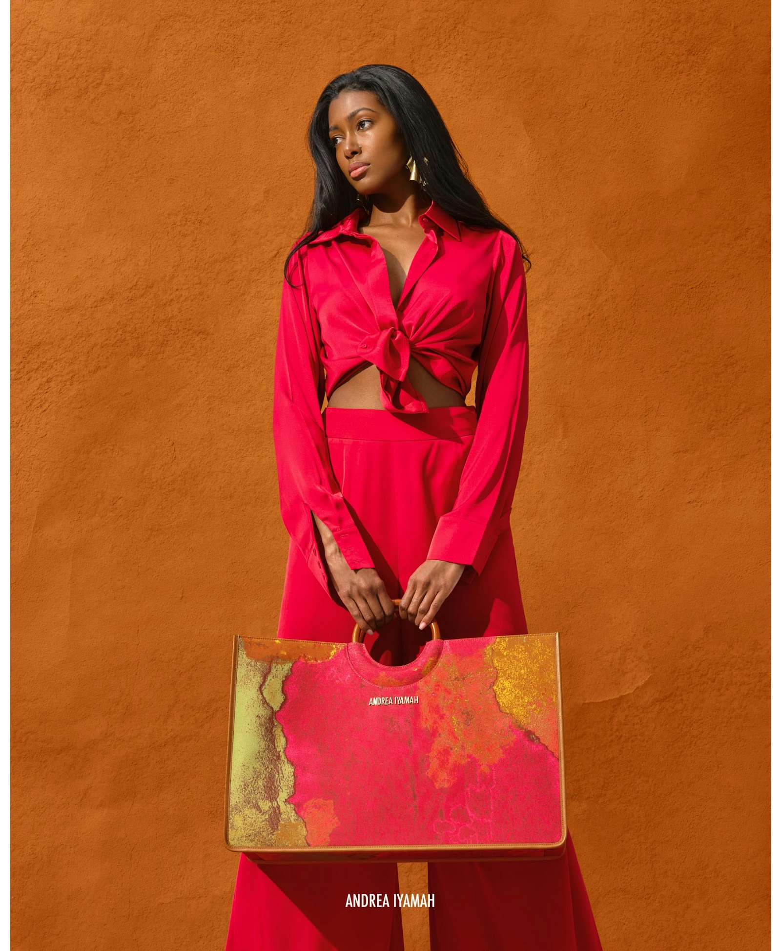 VANA SHIRT - RUBY made by Andrea Iyamah