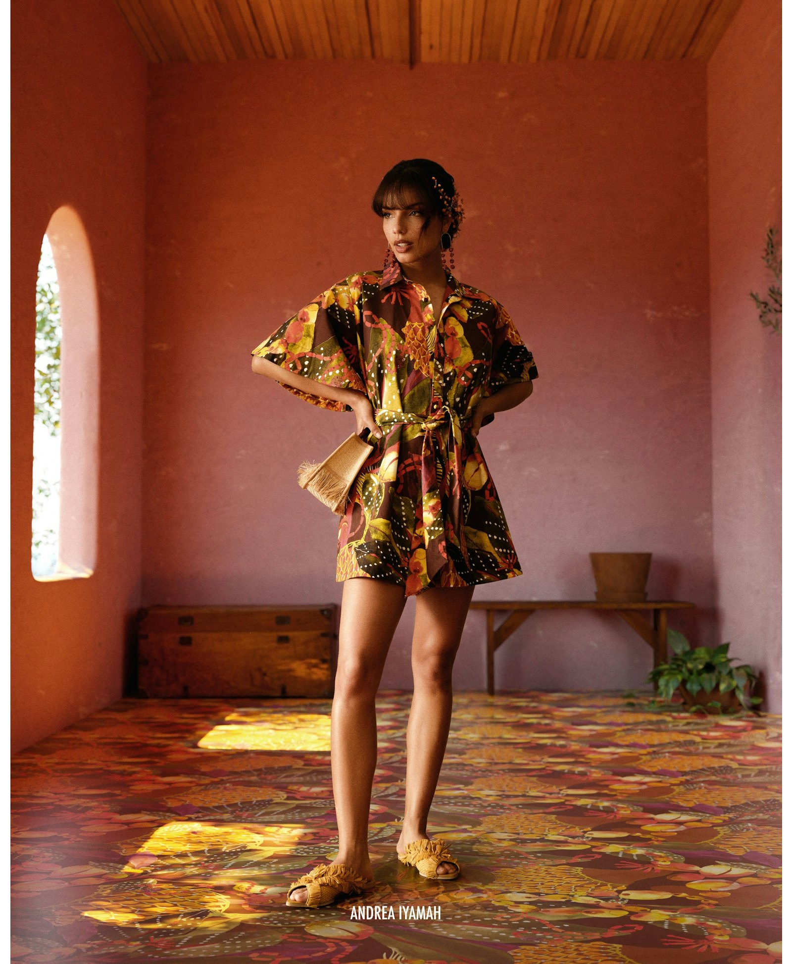 SHANTI ROMPER - KOLA PRINT made by Andrea Iyamah