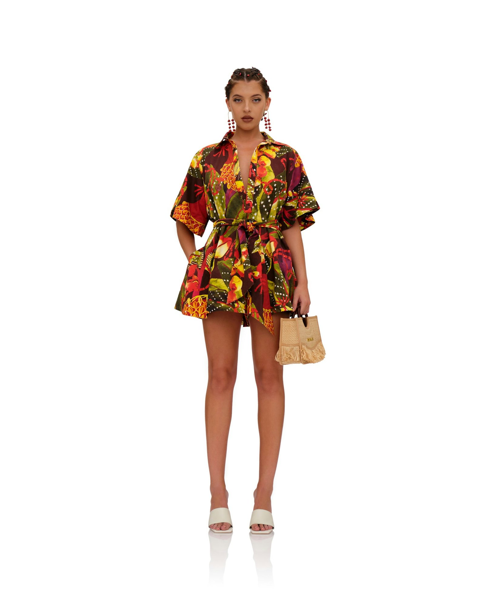 SHANTI ROMPER - KOLA PRINT made by Andrea Iyamah