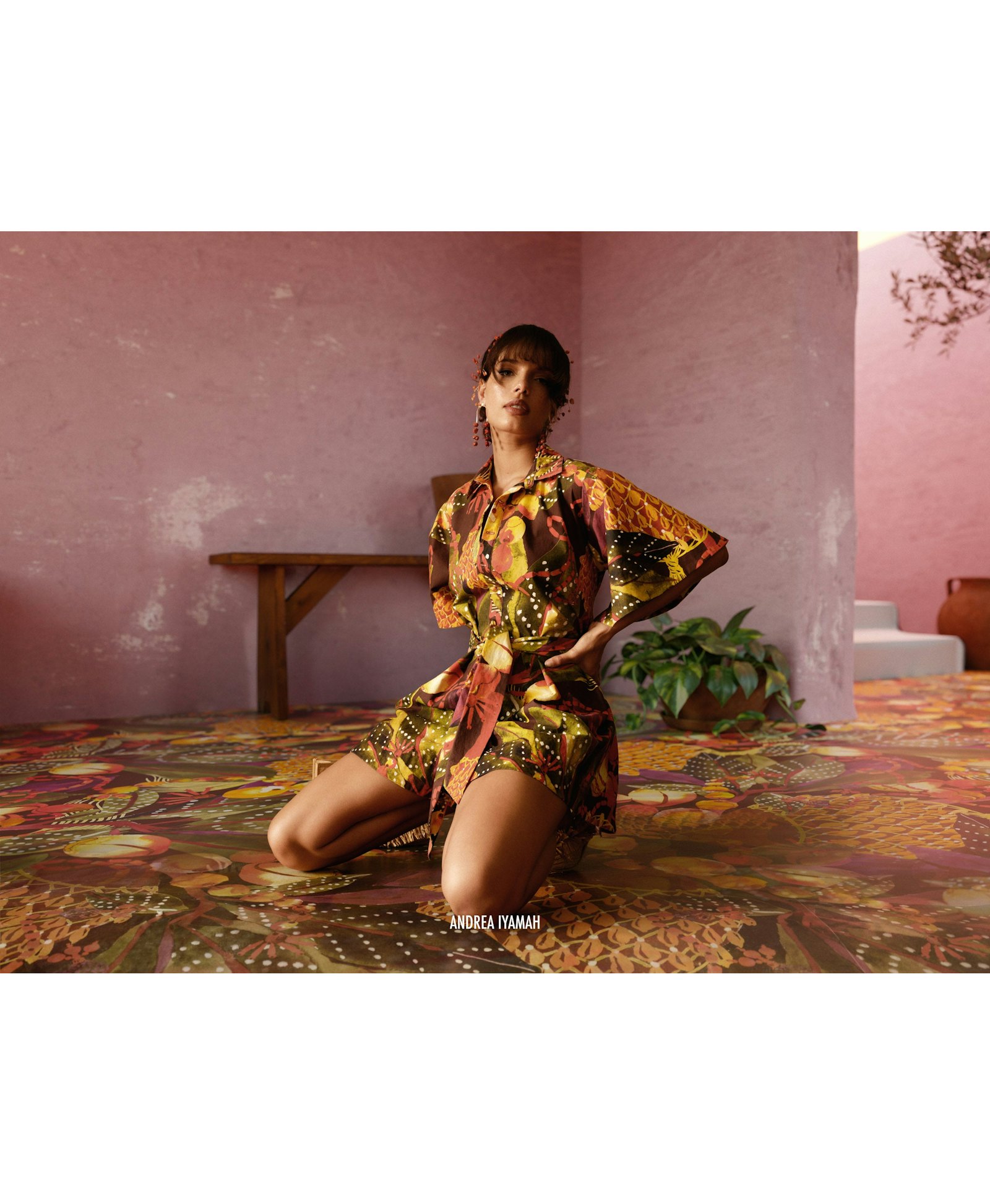 SHANTI ROMPER - KOLA PRINT made by Andrea Iyamah