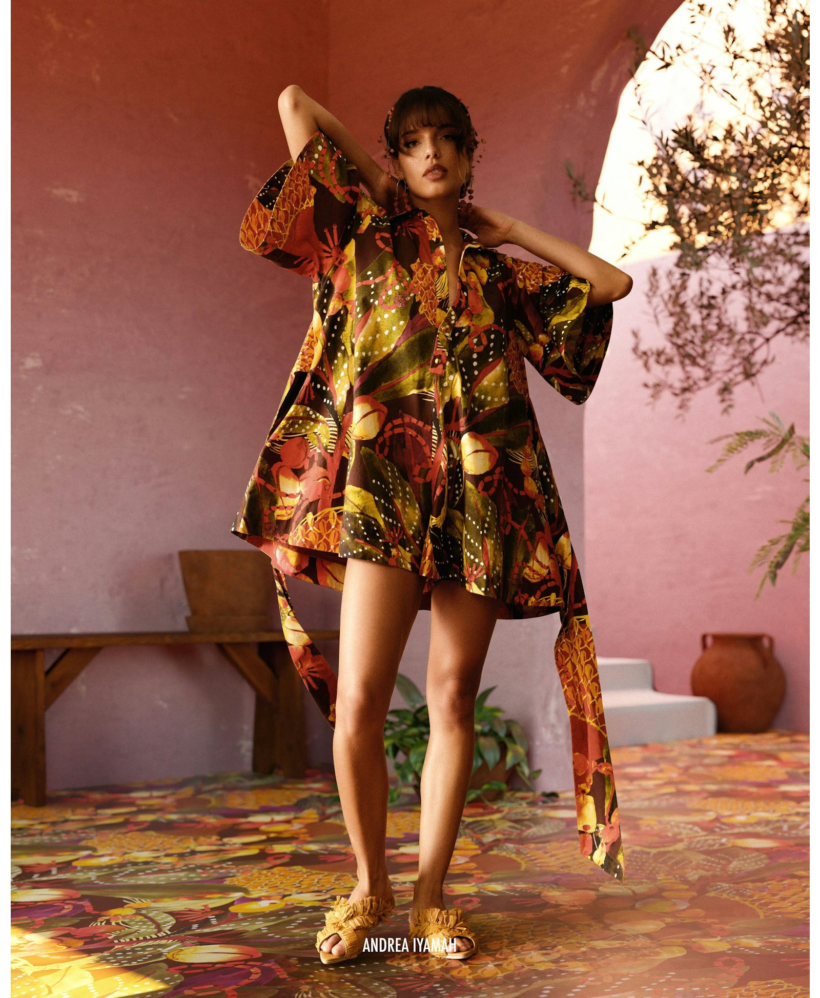 SHANTI ROMPER - KOLA PRINT made by Andrea Iyamah