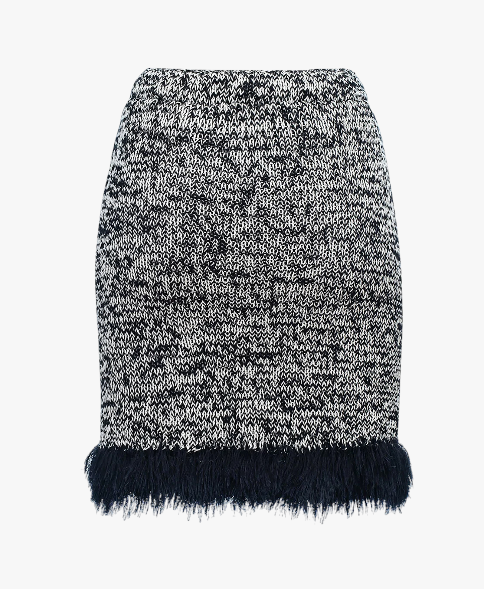 Grey Mini Handmade Knit Skirt in Grey made by ANDREEVA