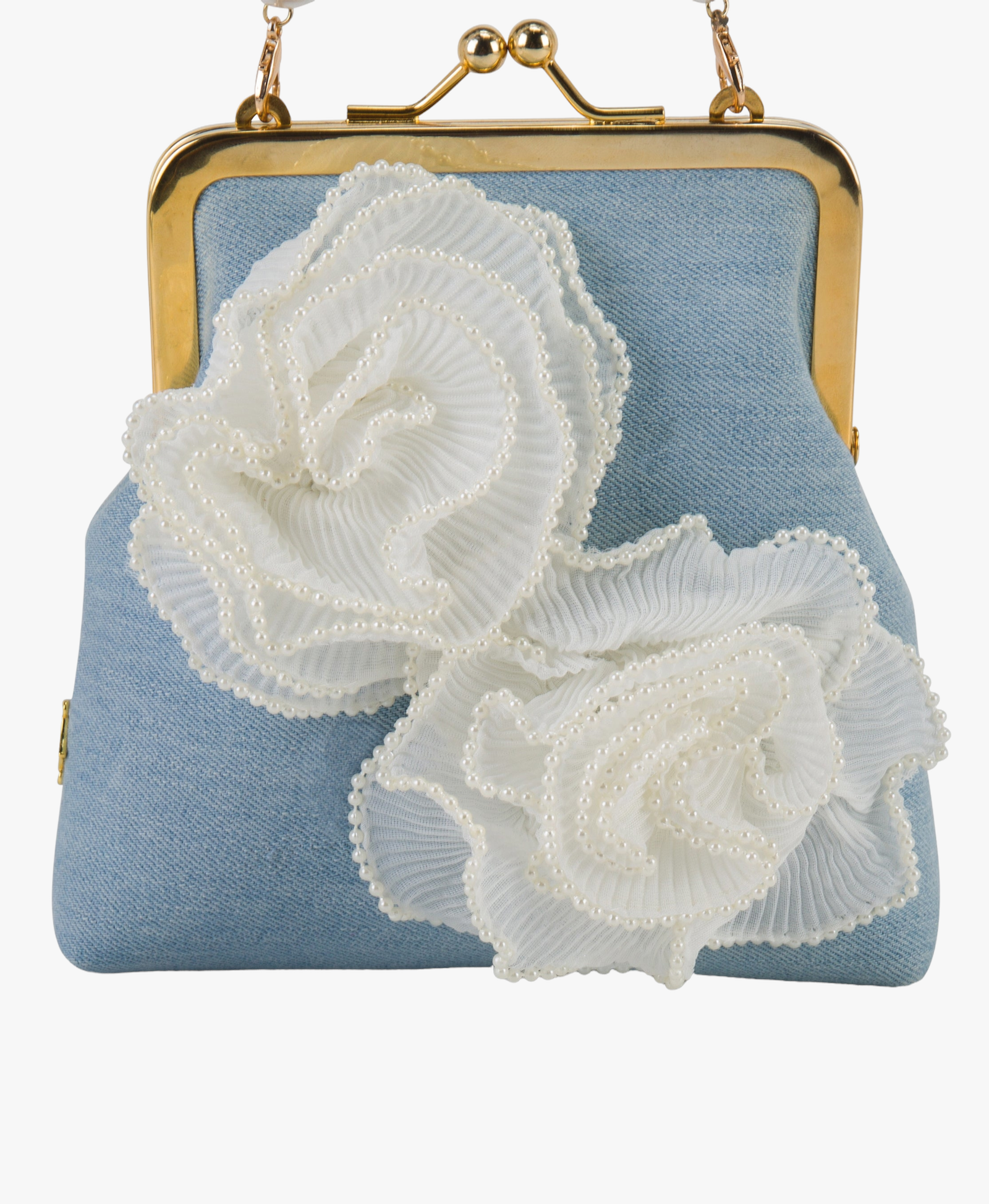 Flower Bardot Bag made by ONORI
