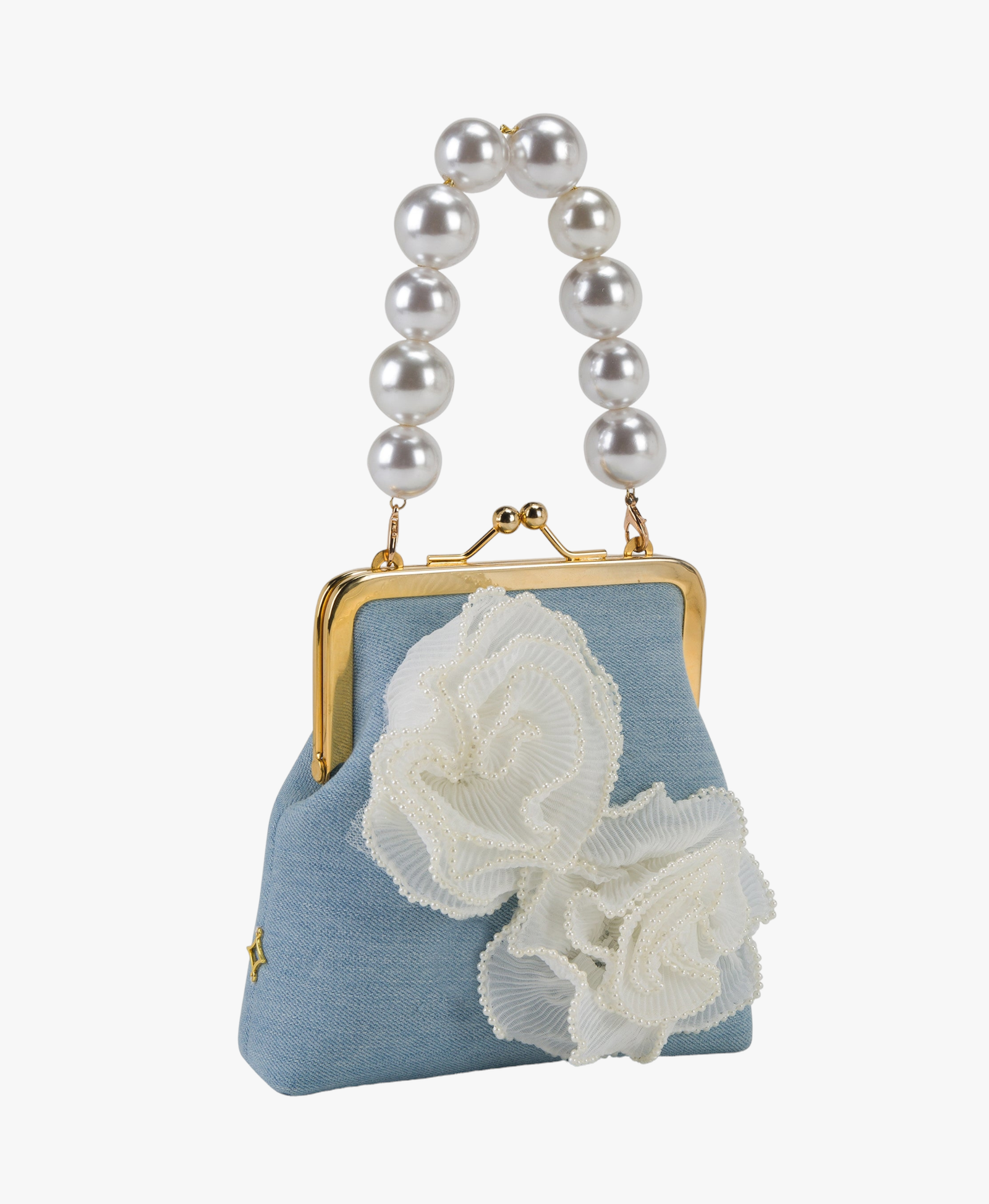 Flower Bardot Bag made by ONORI