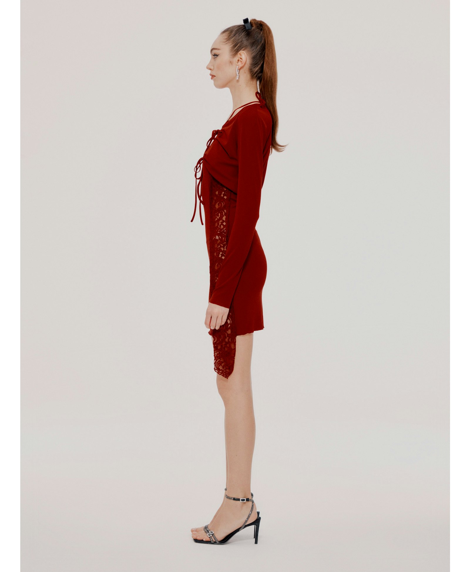 Red Sade Dress (Final Sale) made by Nana Jacqueline