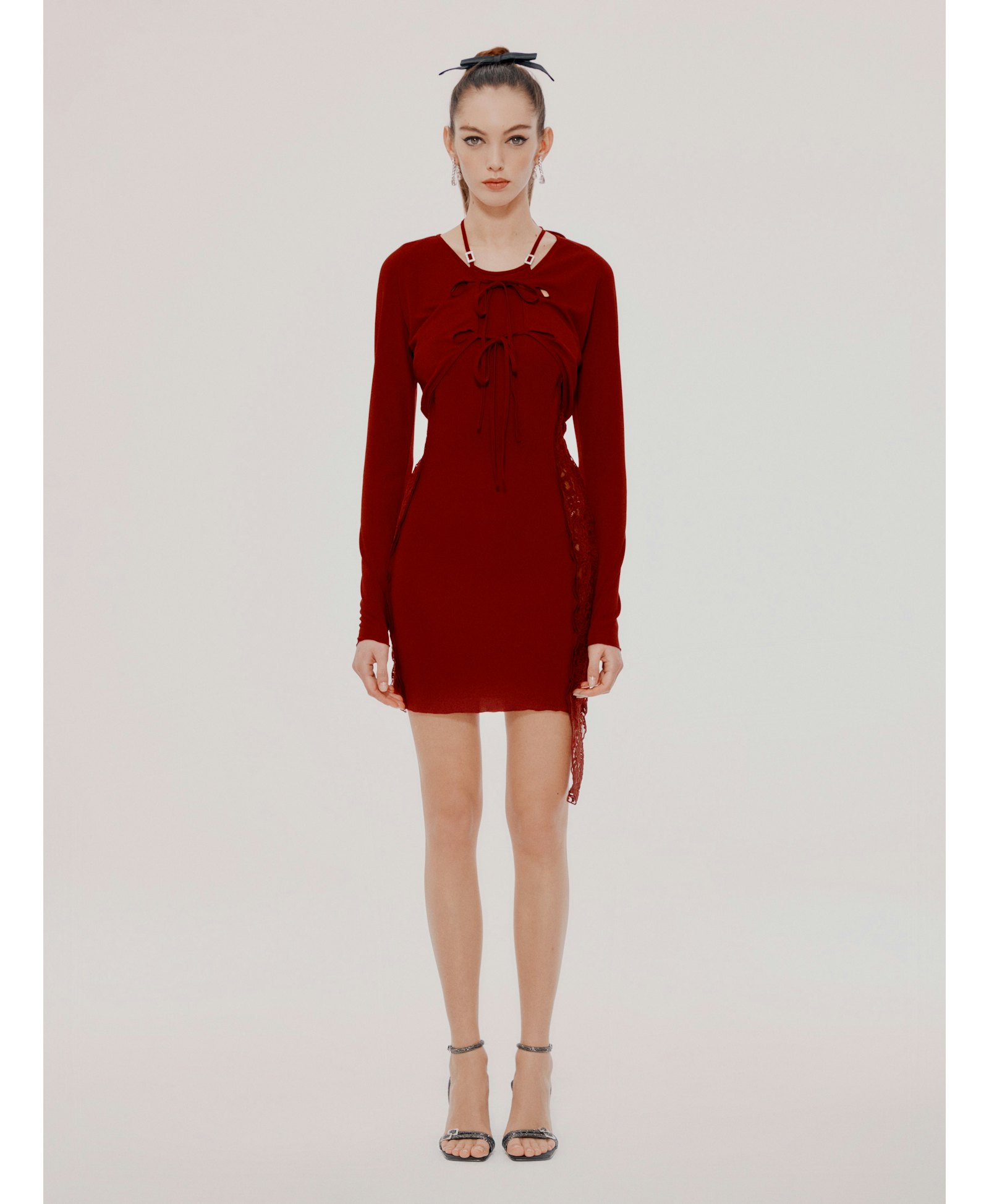 Red Sade Dress (Final Sale) made by Nana Jacqueline