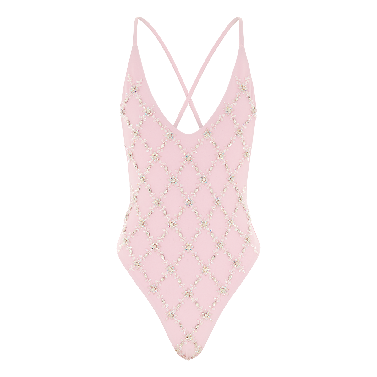 Oceanus Swimwear Rose Swimsuit In Pink