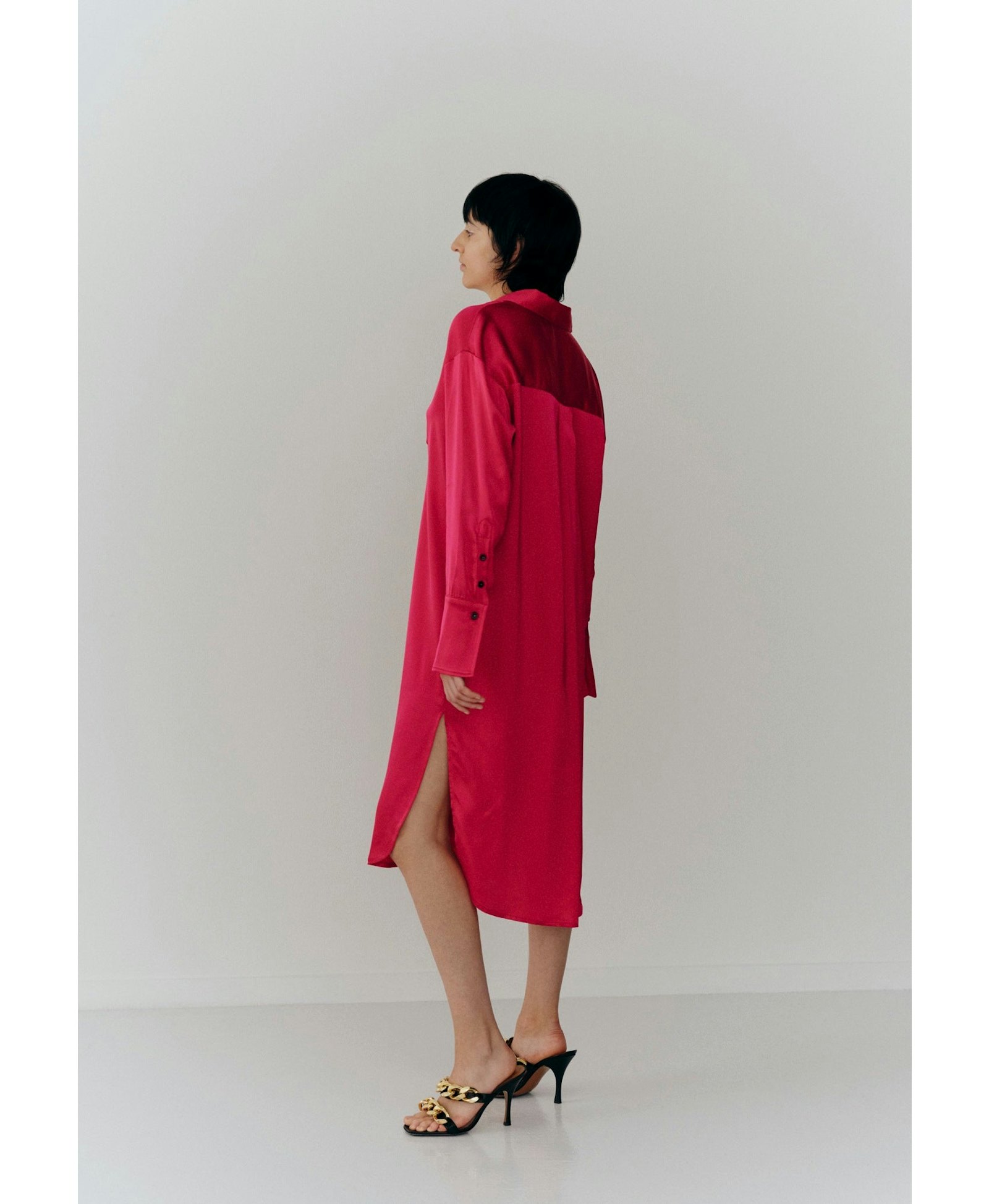 Barba Shirt Dress - Fusia made by HERSKIND