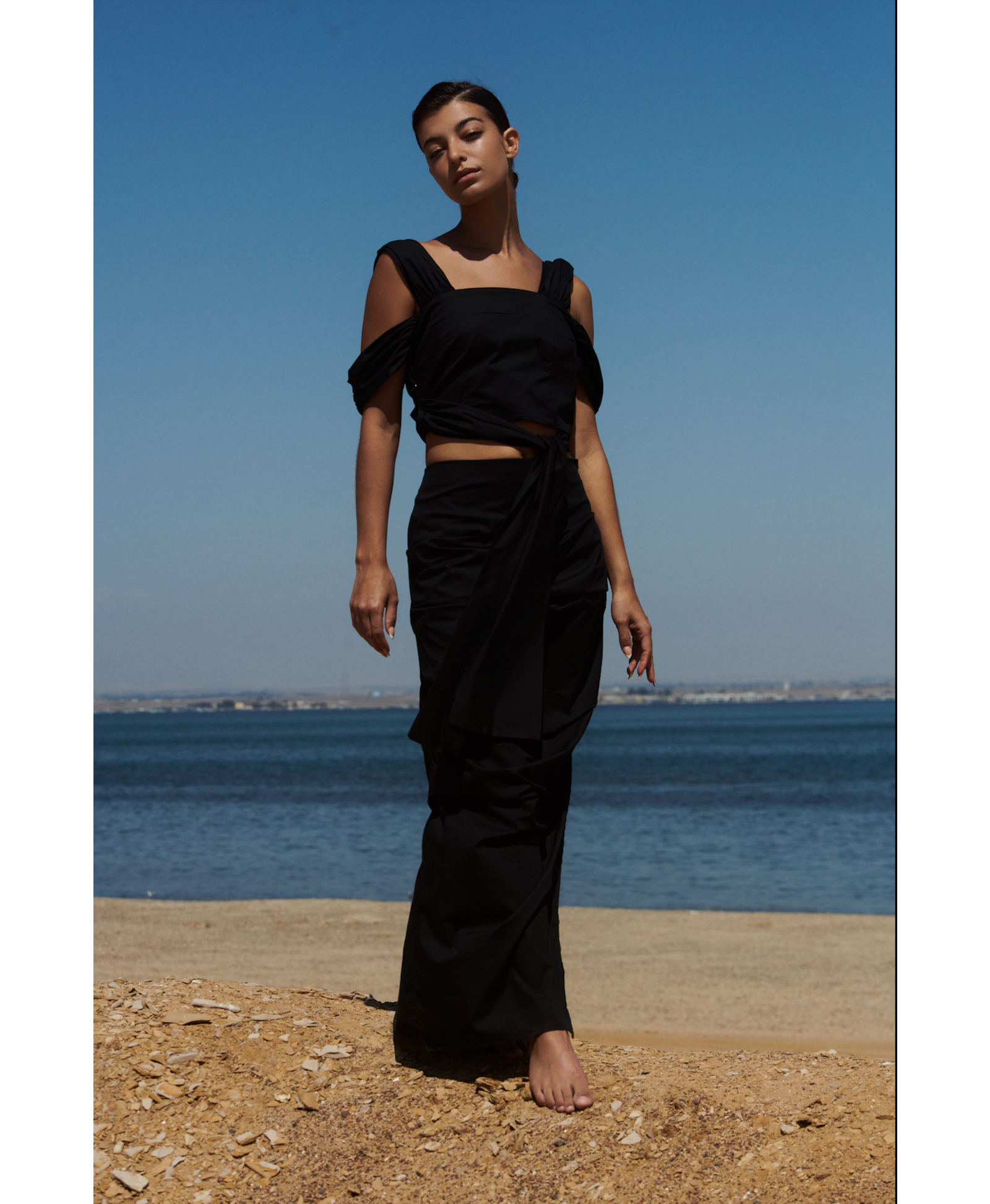 Alba Top - Black in Black made by Peregrina