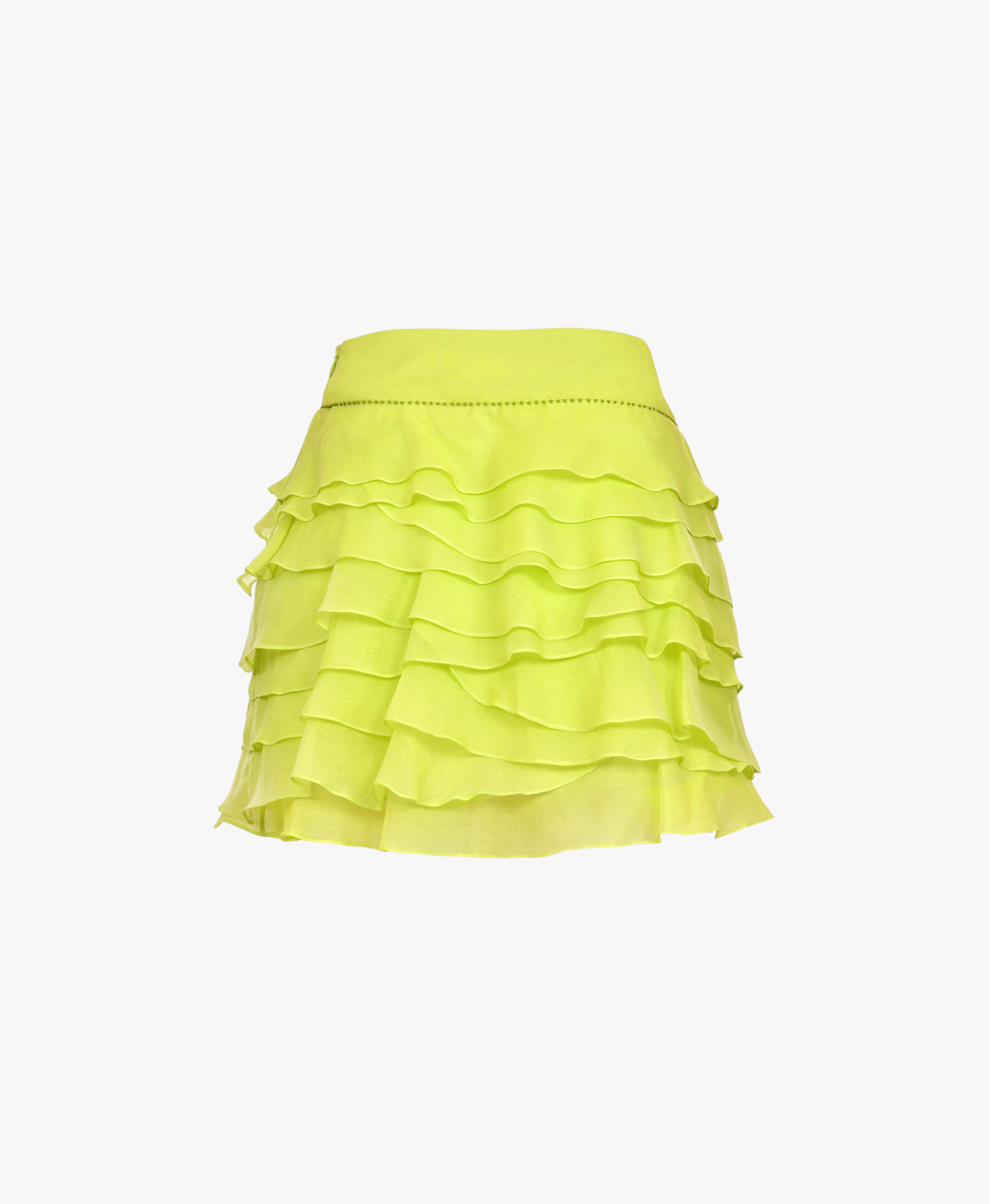 Olas Green Cotton Skirt made by Francesca Miranda
