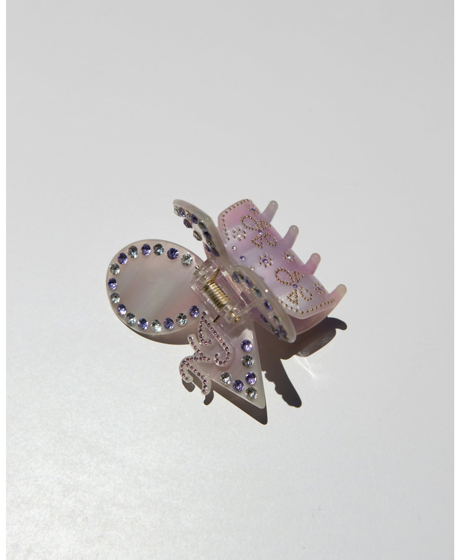 Chloe Crystal Butterfly Claw Clip (Purple) in Purple made by Nana Jacqueline