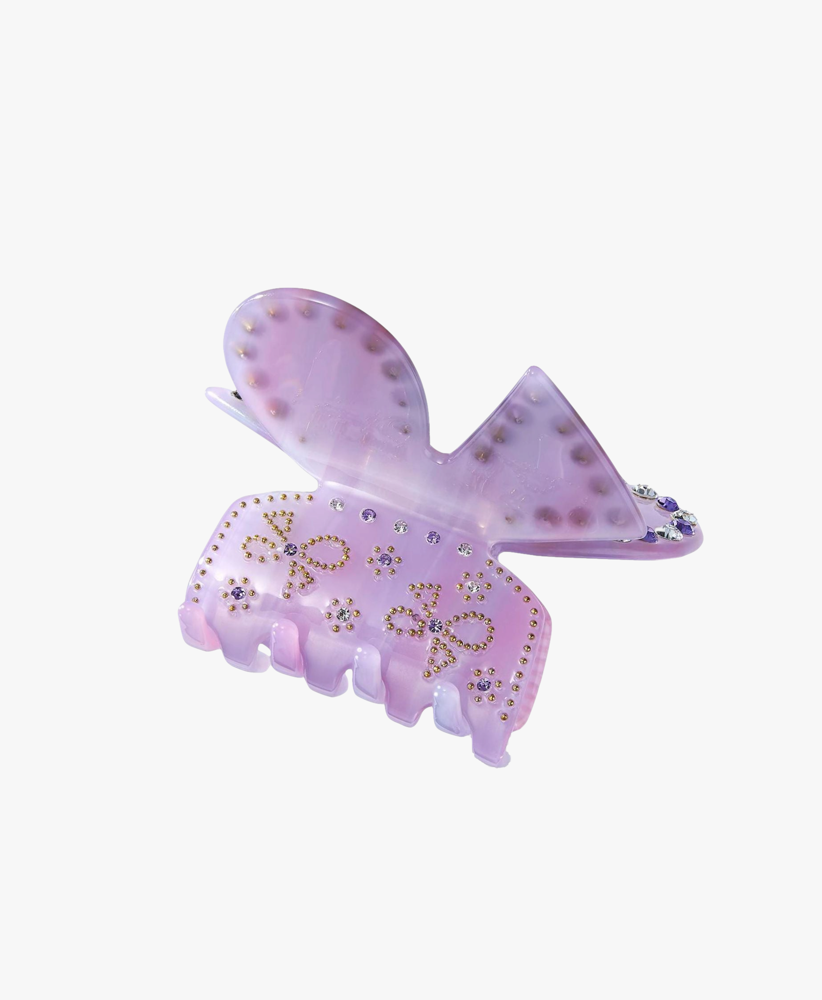Chloe Crystal Butterfly Claw Clip (Purple) in Purple made by Nana Jacqueline
