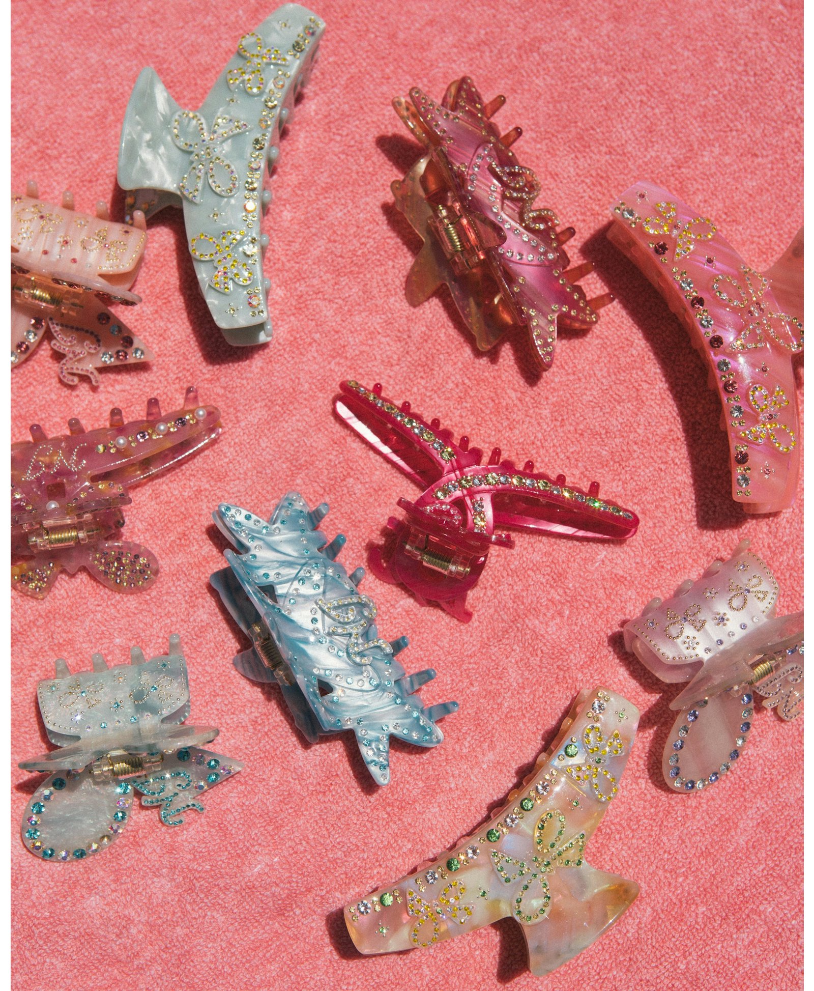 Chloe Crystal Butterfly Claw Clip (Purple) in Purple made by Nana Jacqueline