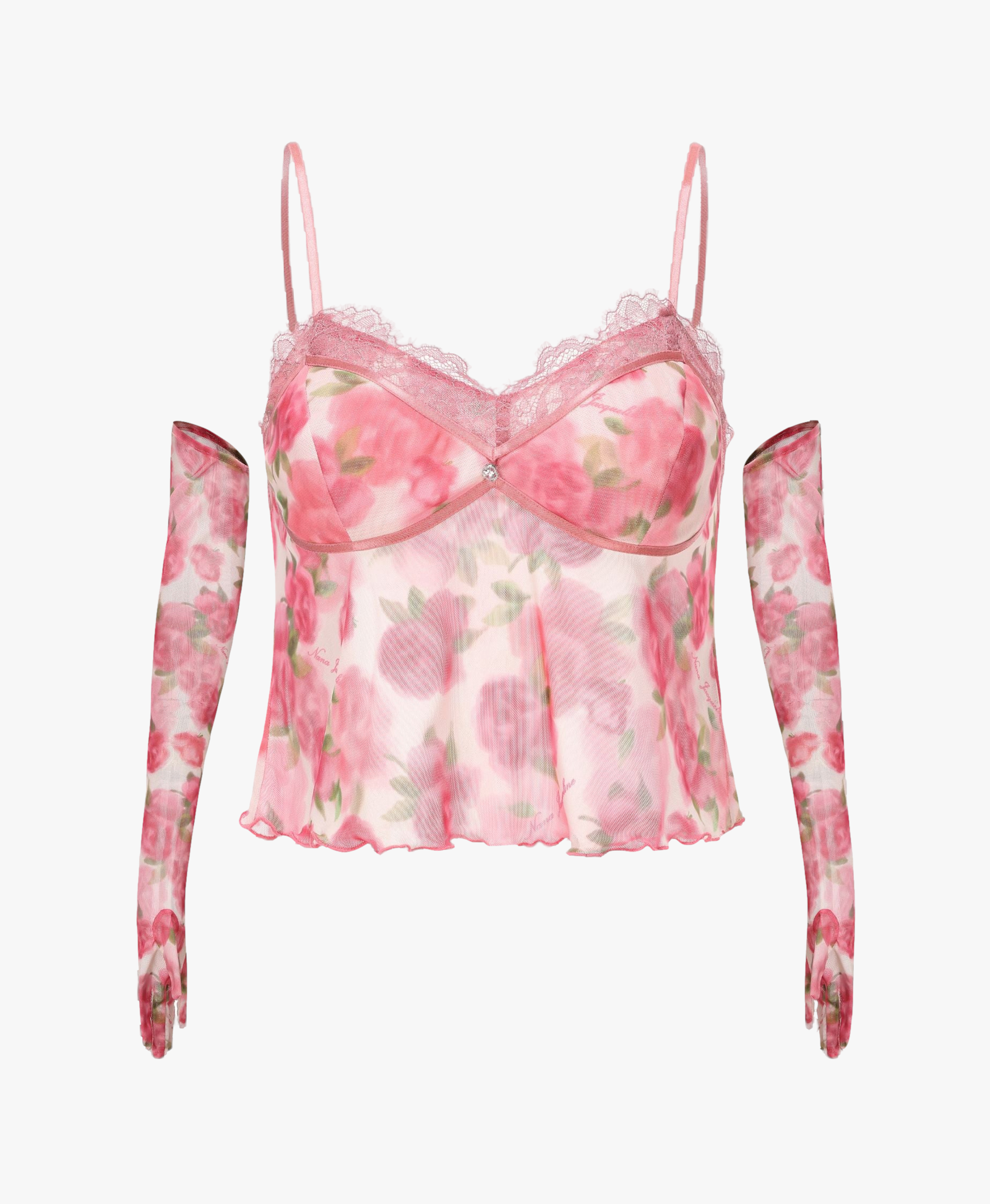 Paulina Floral Top in Pink made by Nana Jacqueline
