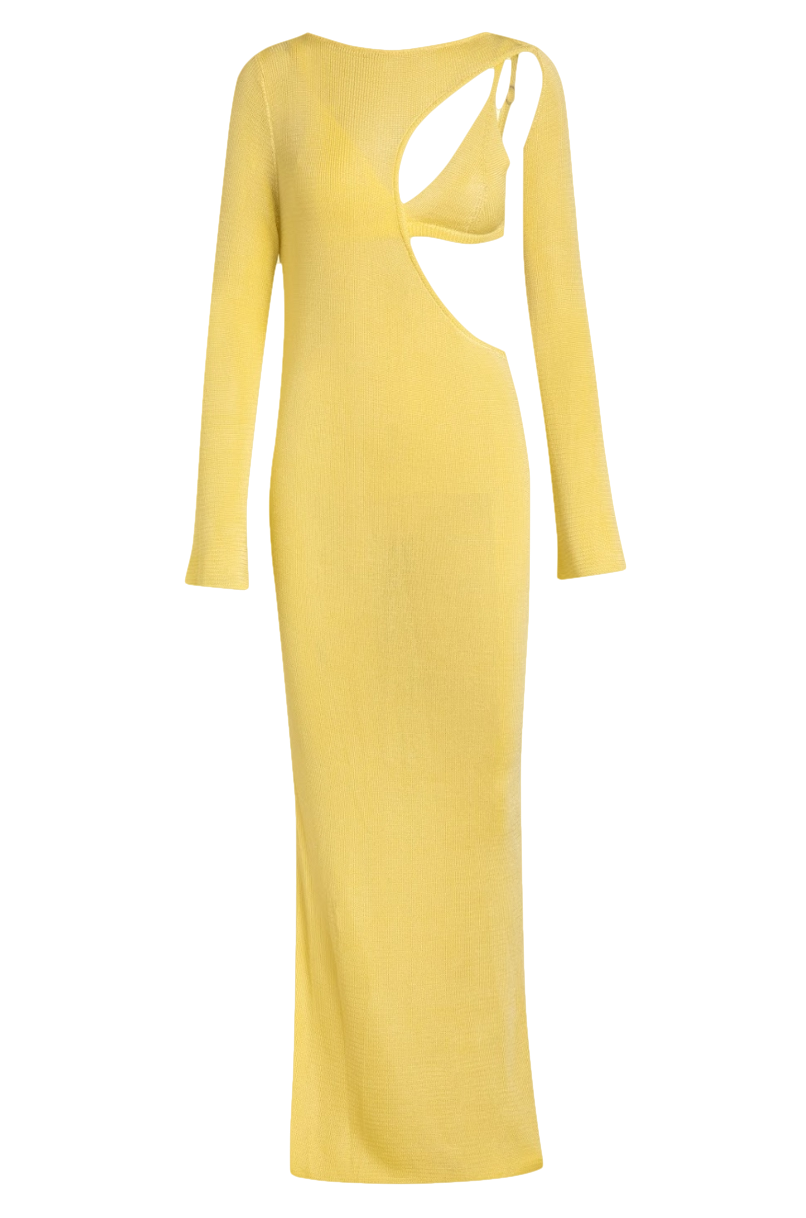 Baobab Ruby Dress Set In Yellow