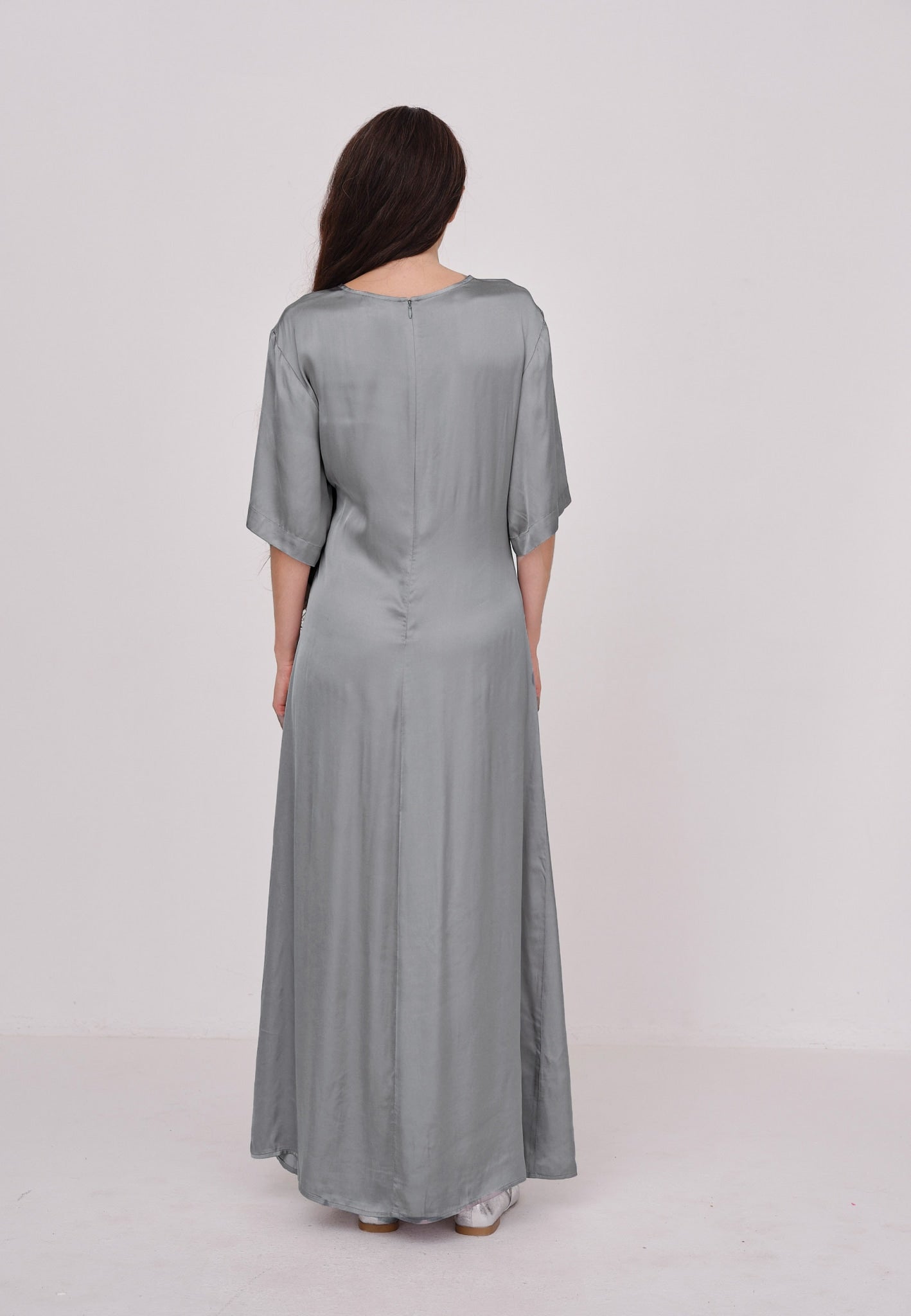 Shop Herskind Sabastian Dress In Grey