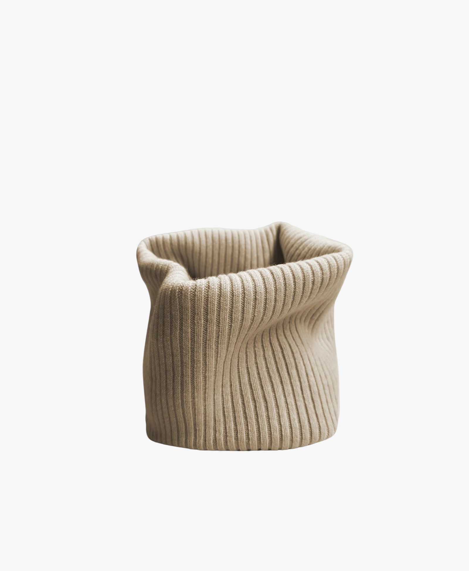 Neck Warmer Cashmere Sand made by YLIANA YEPEZ
