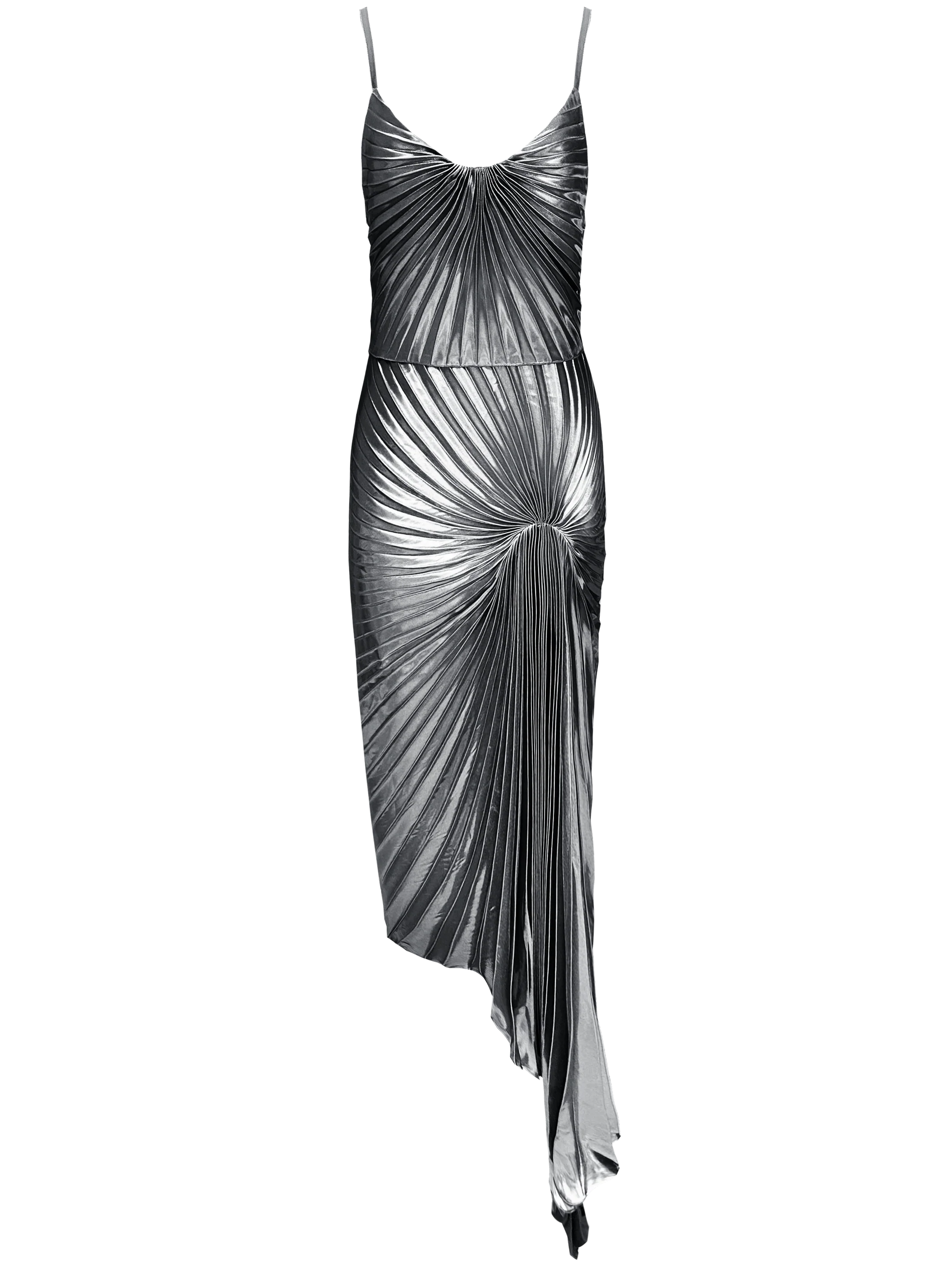 Georgia Hardinge Dazed Dress Metallic In Silver