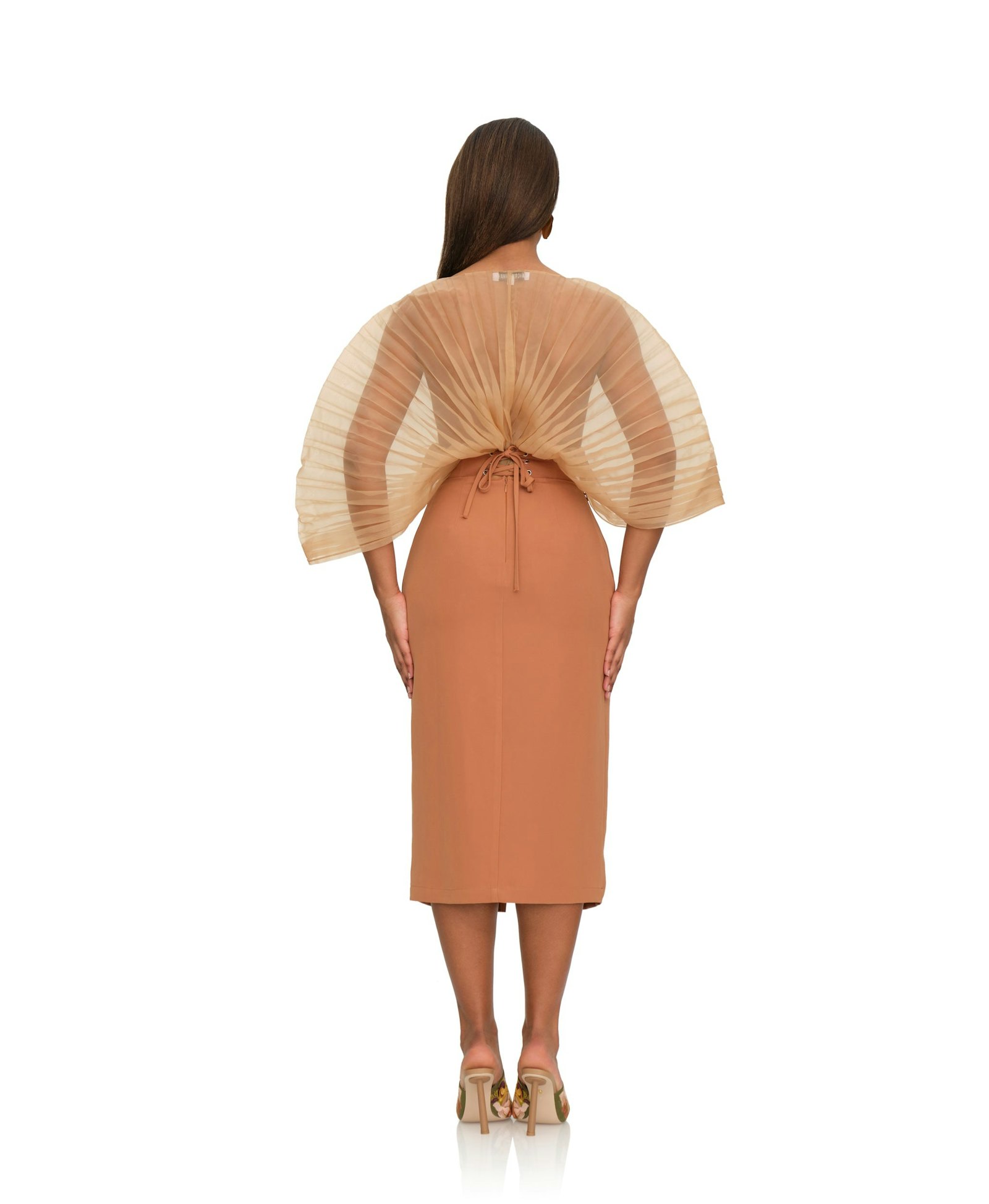 SITA CORSET SKIRT - DUST made by Andrea Iyamah