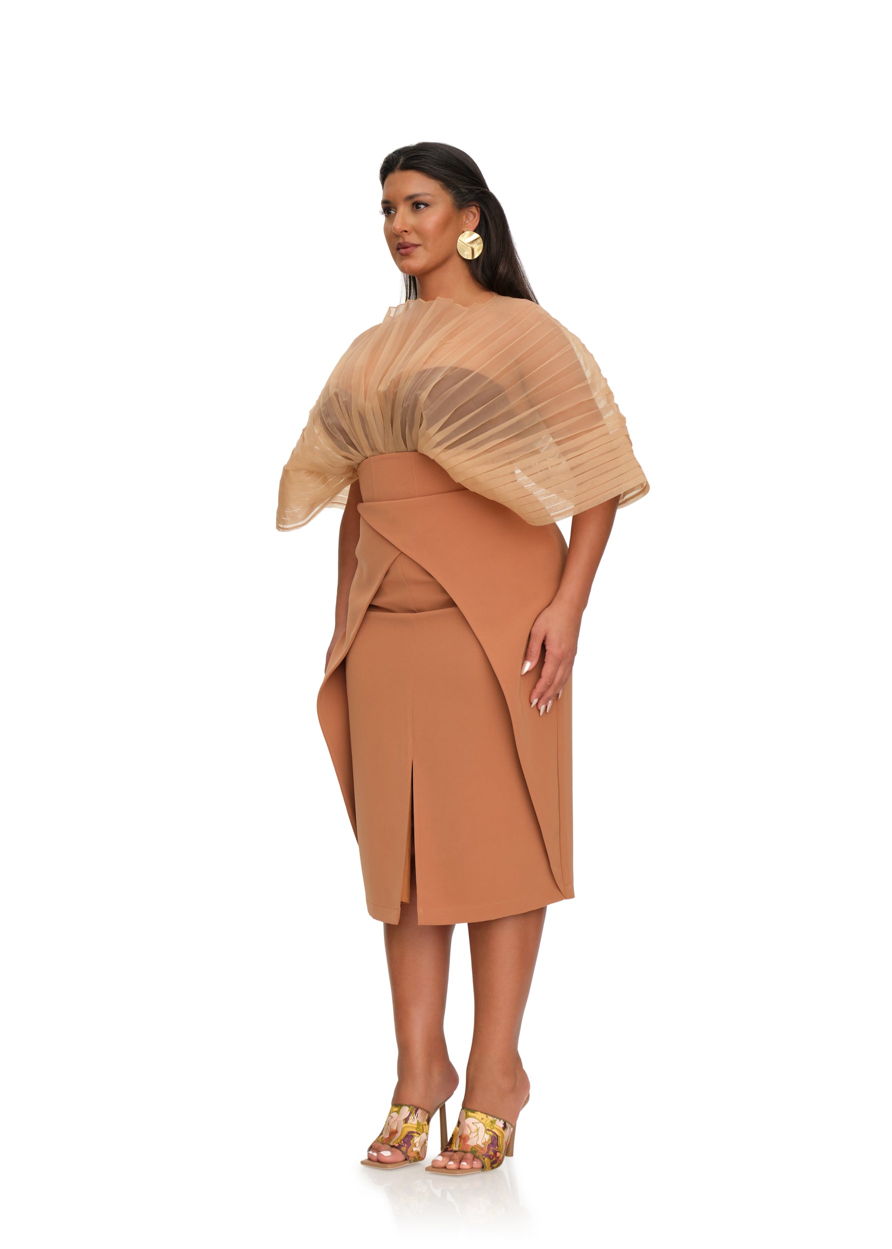 Shop Andrea Iyamah Sita Corset Skirt
