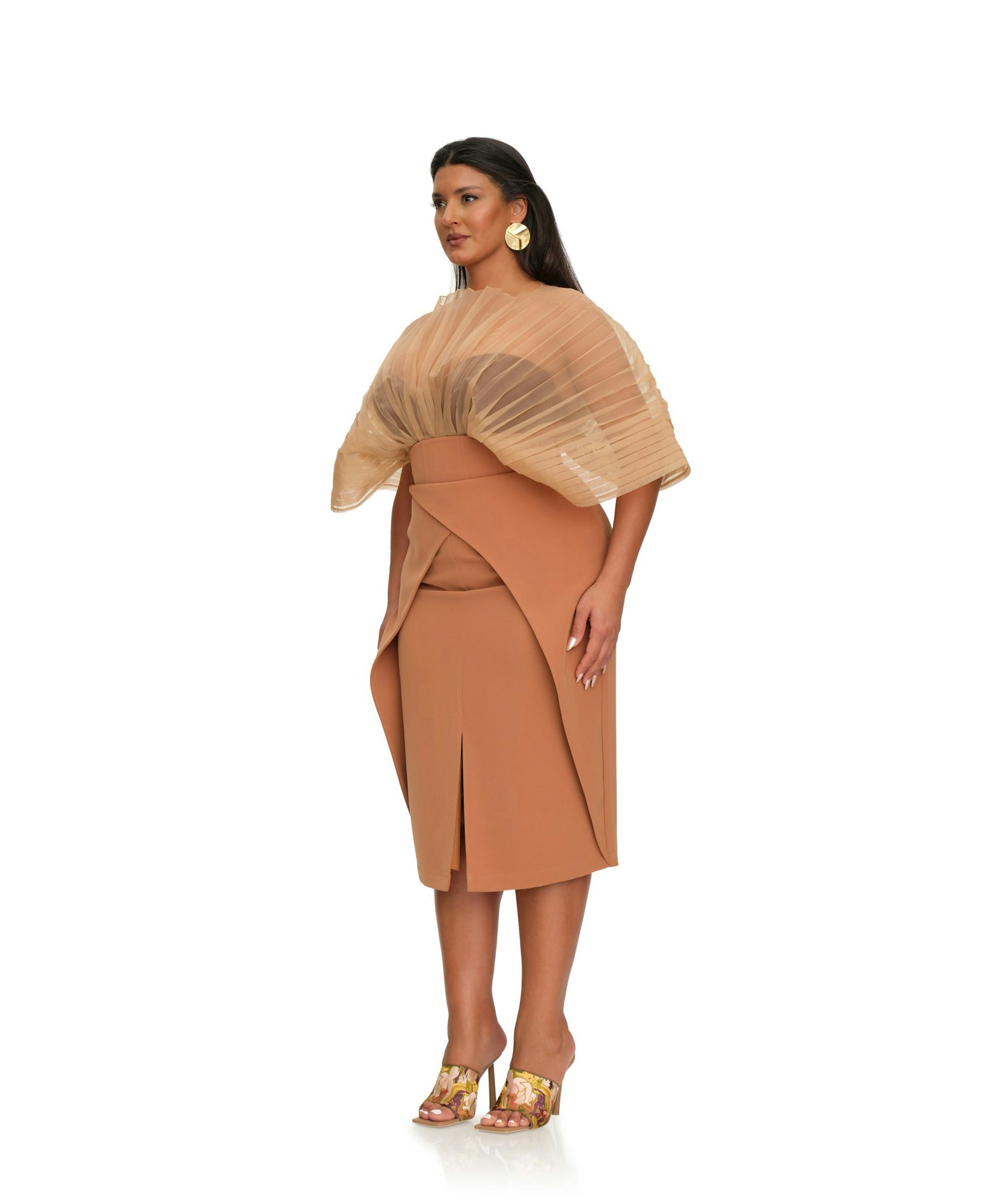 SITA CORSET SKIRT - DUST made by Andrea Iyamah