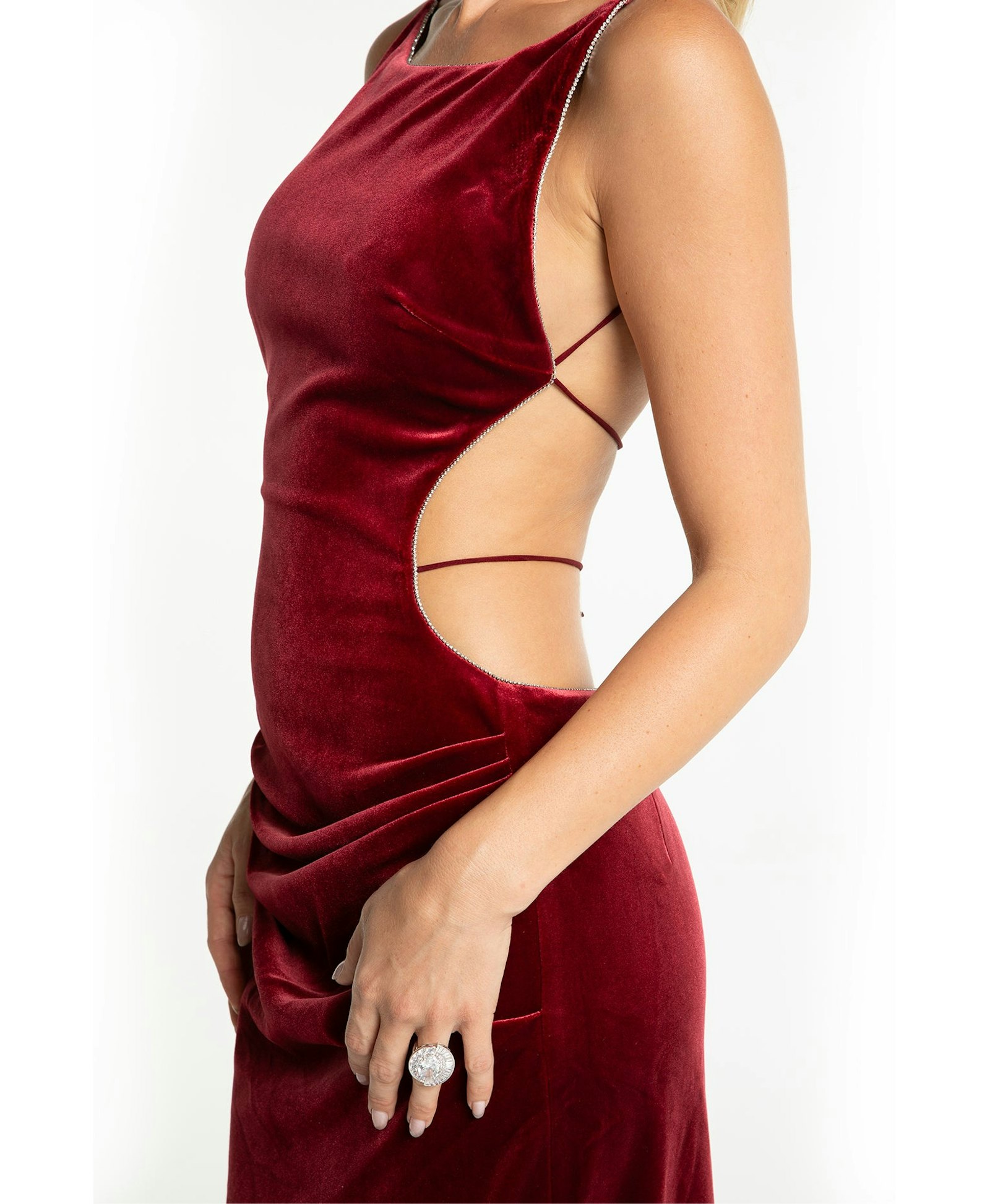 Cristina Dress (Red) made by Nana Jacqueline