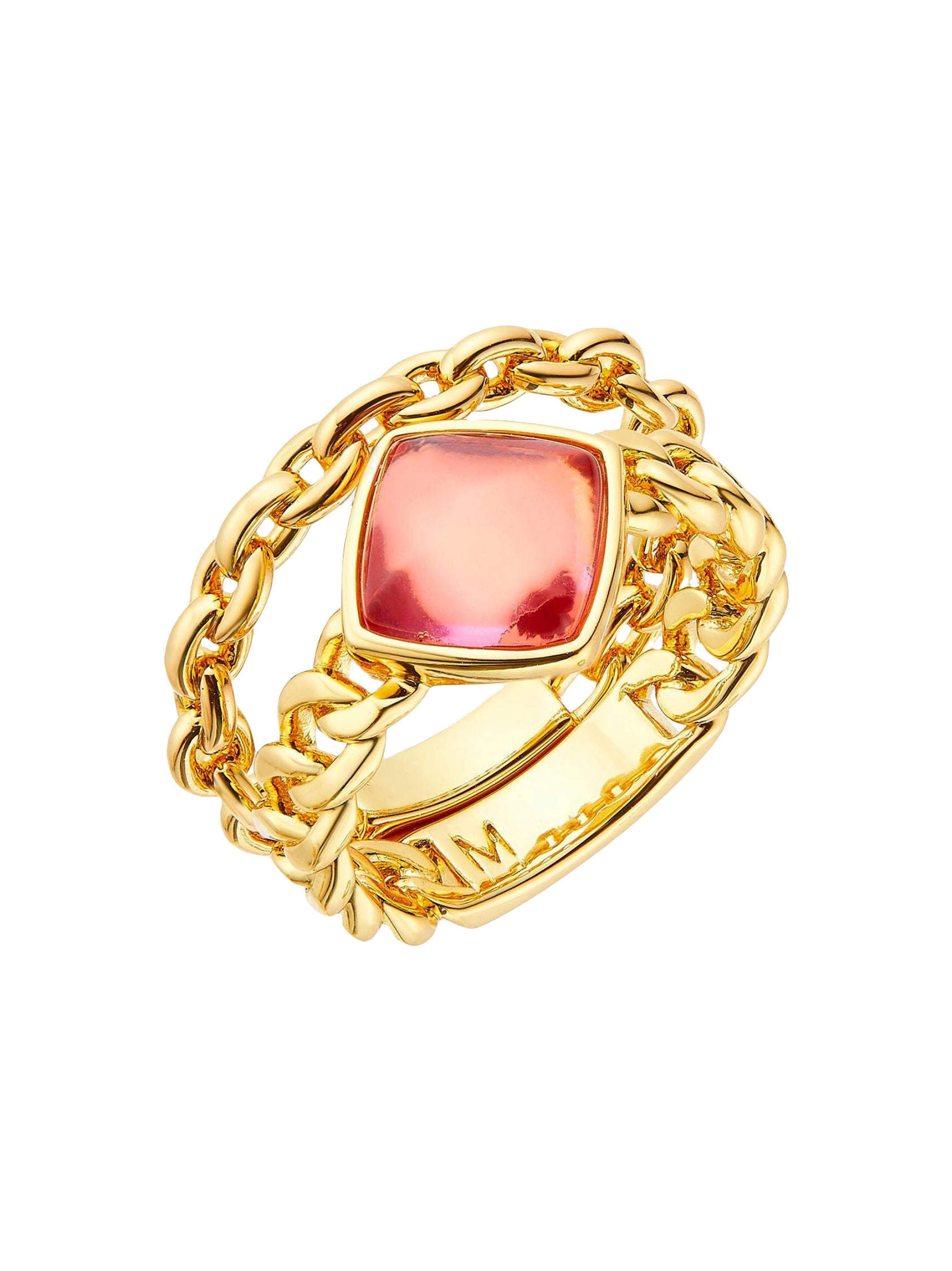 Nana Jacqueline Clara Ring (pink) In Gold